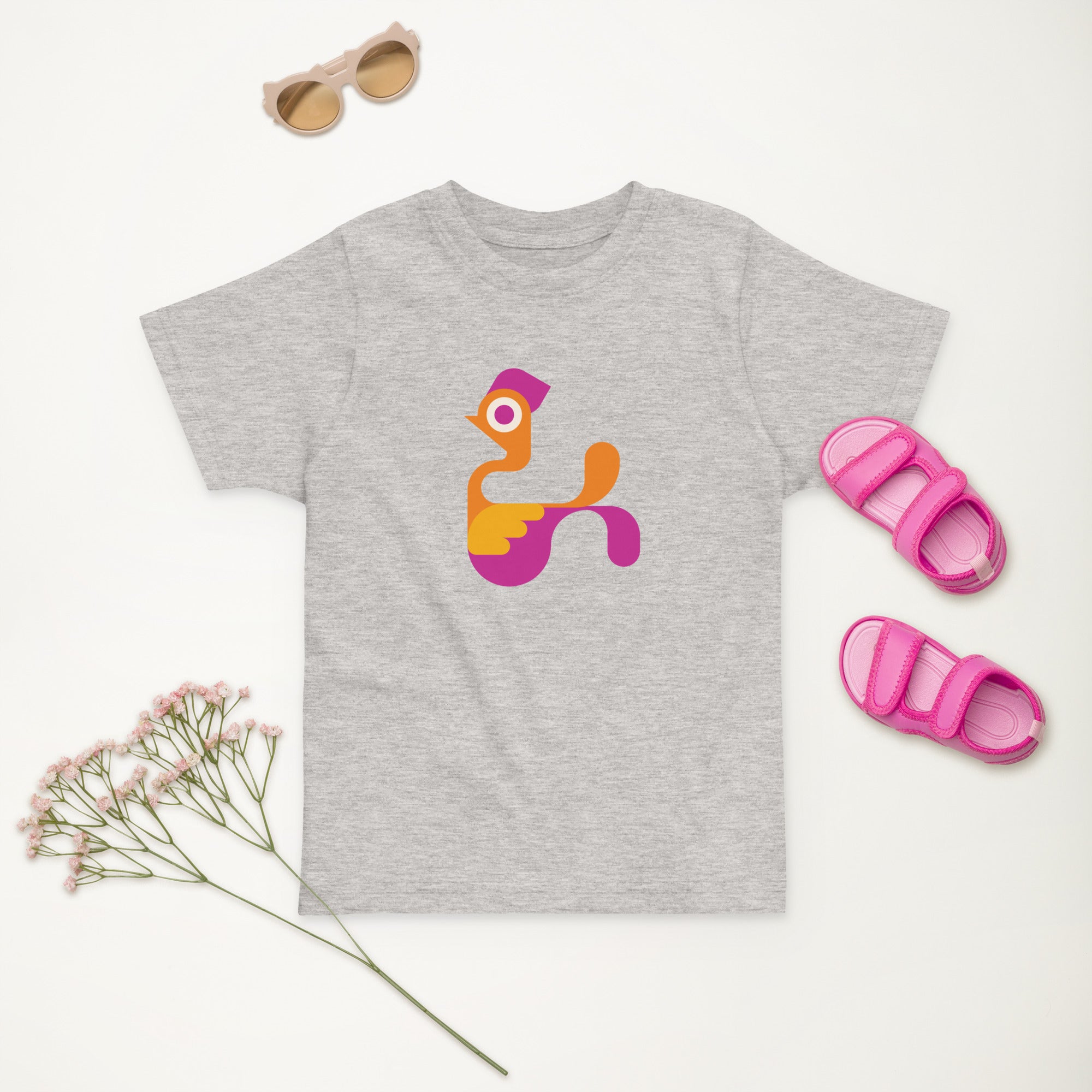Toddler jersey t-shirt-Peacock