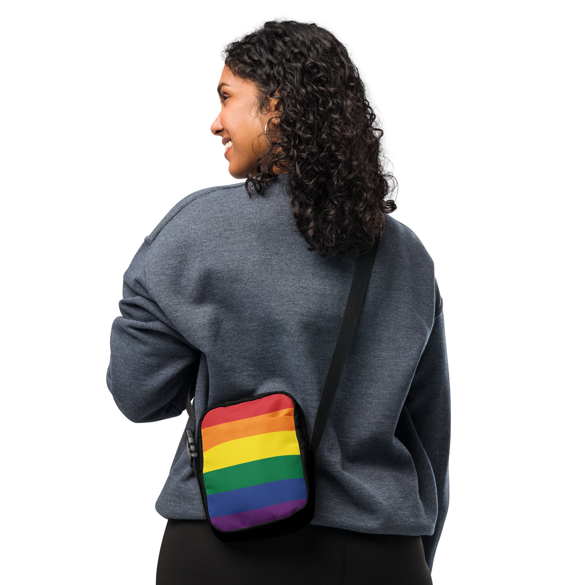 Utility crossbody bag- Pride Rainbow