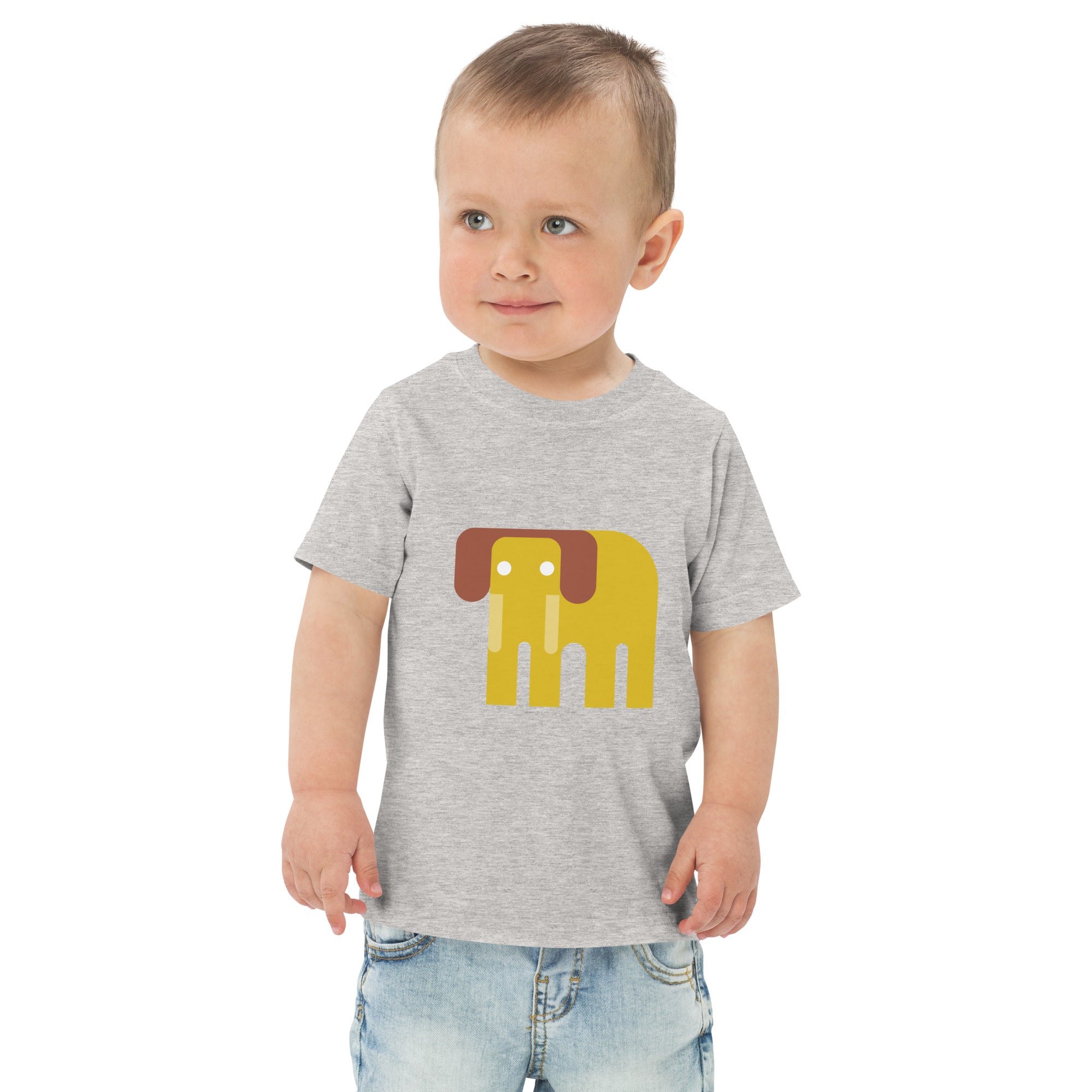 Toddler jersey t-shirt-Elephant