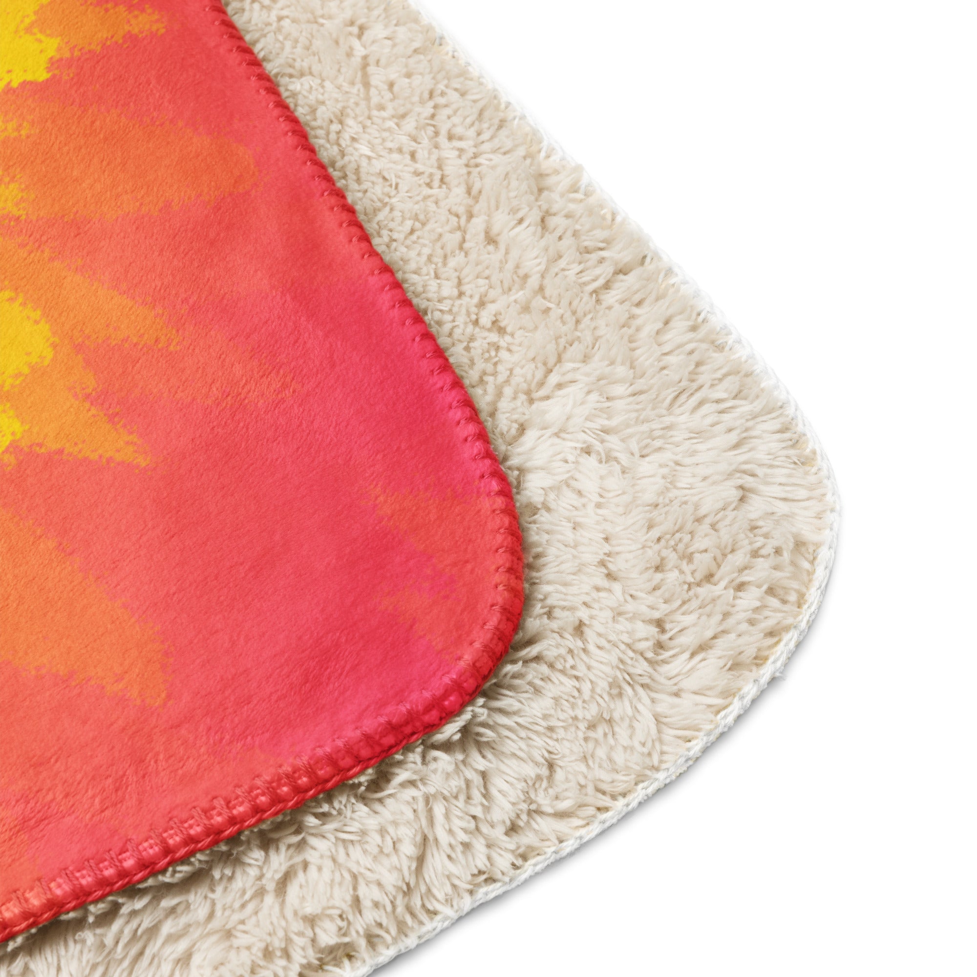 Sherpa blanket- Tie Dye Spiral-Pansexual