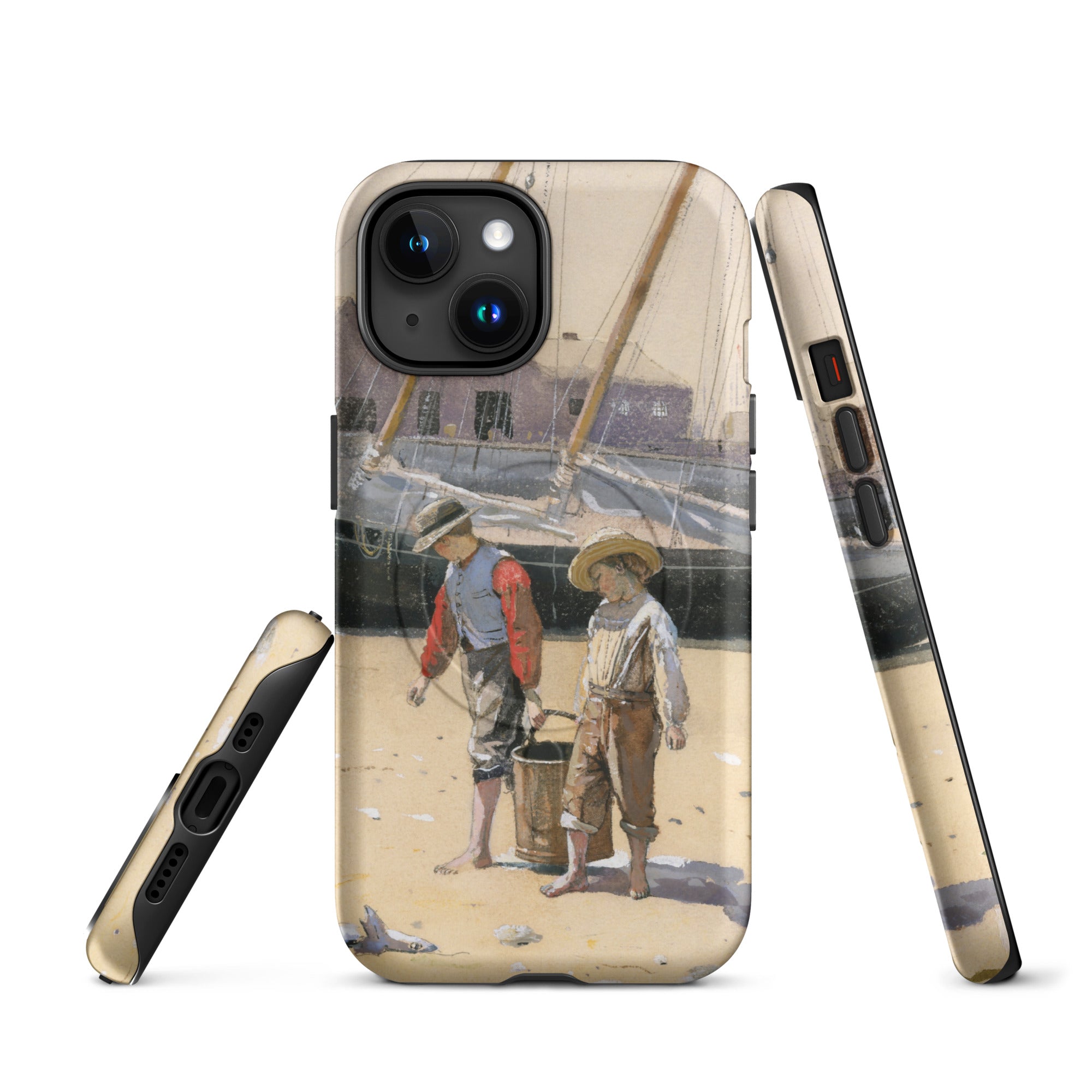 MagSafe® tough case for iPhone®-Winslow Homer-Basket of Clams 1873