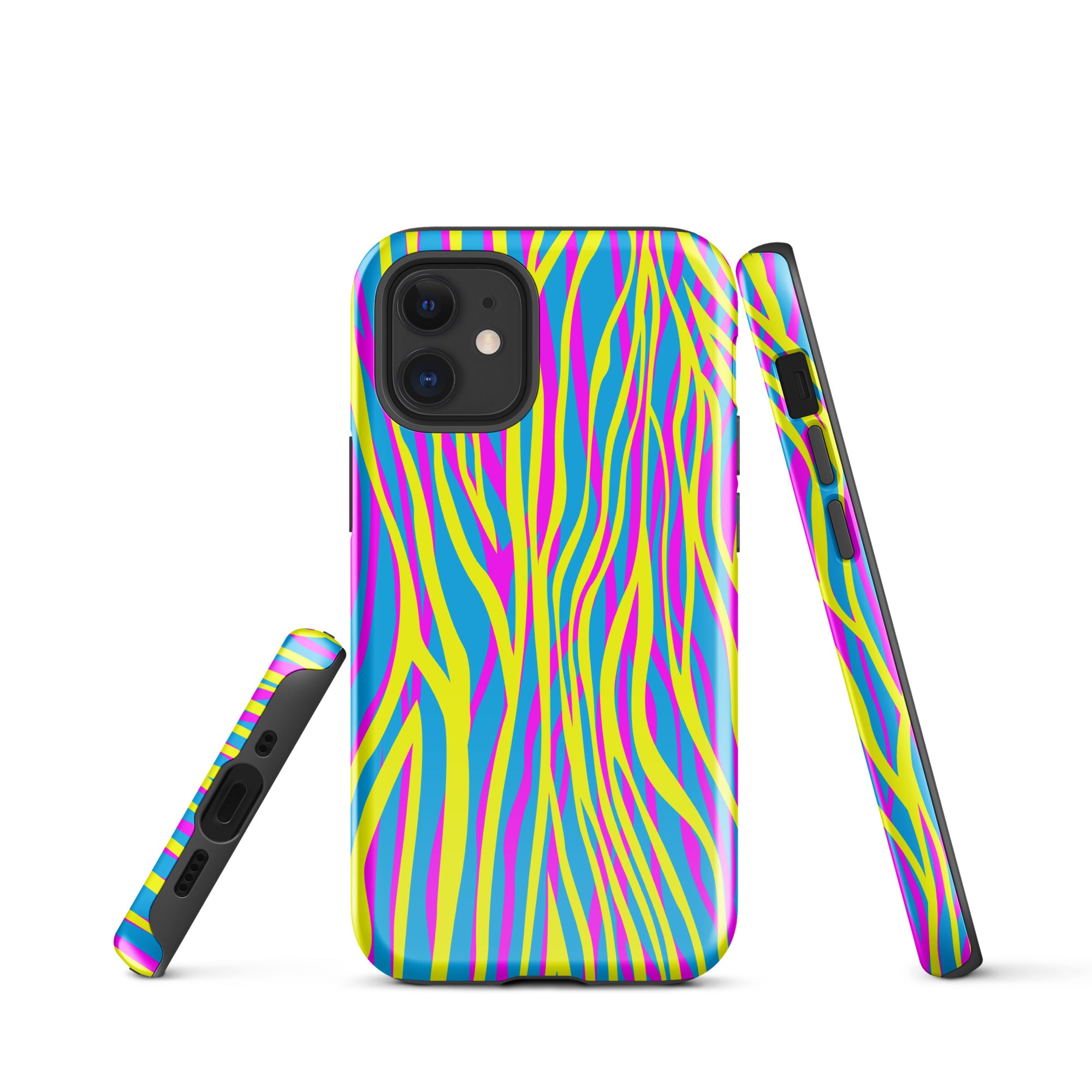 Tough Case for iPhone®- Funky Zebra Pattern IV