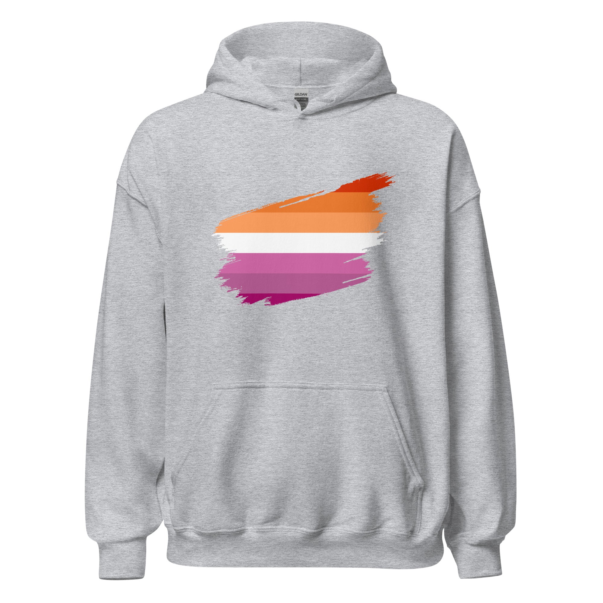 Unisex Hoodie-Lesbian Grunge Flag