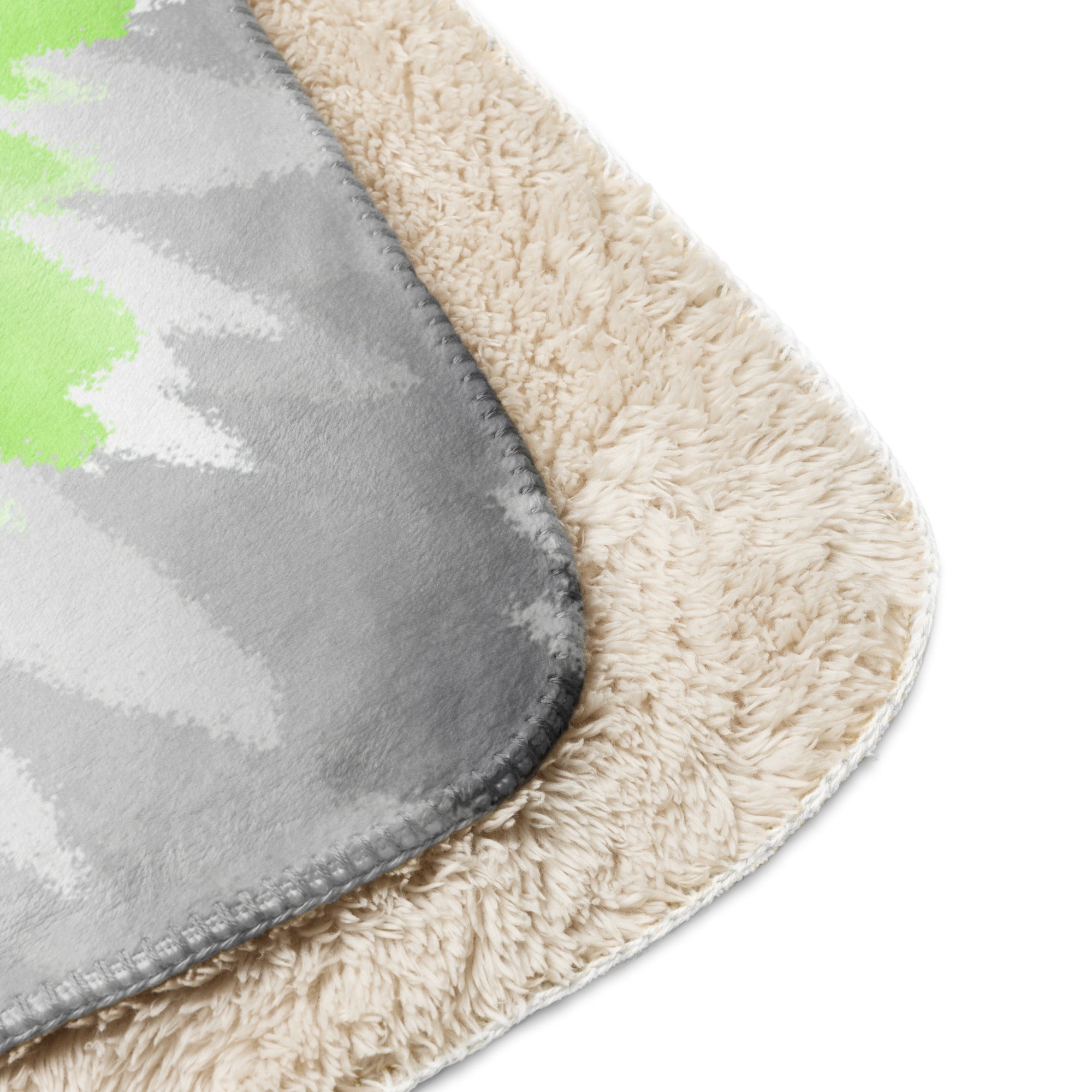 Sherpa blanket- Tie Dye Spiral-Agender