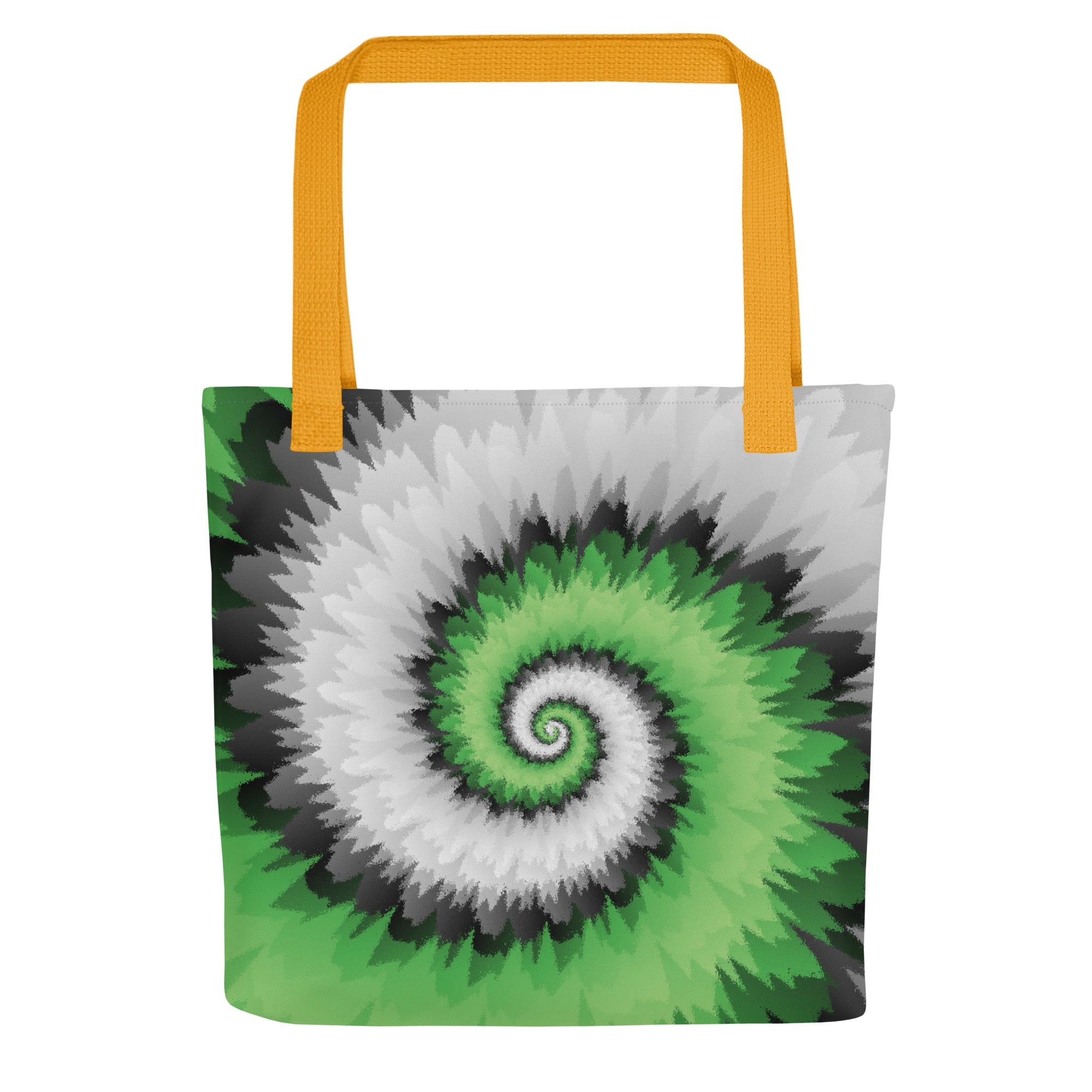 Tote bag-Tie Dye Spiral - Aromantic