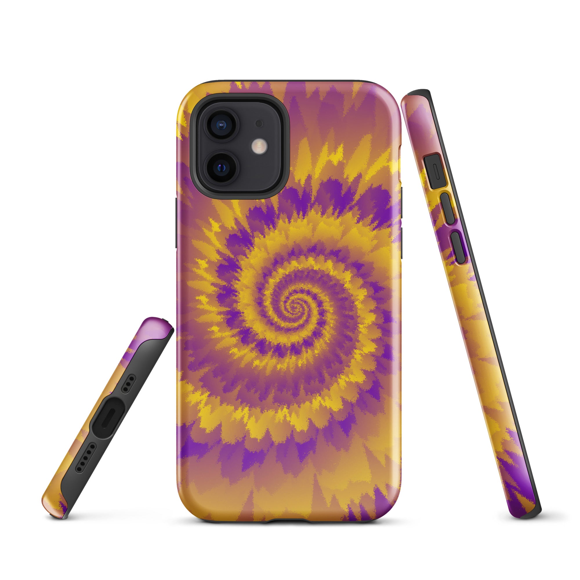 Tough Case for iPhone®-Tie Dye Spiral - Intersex
