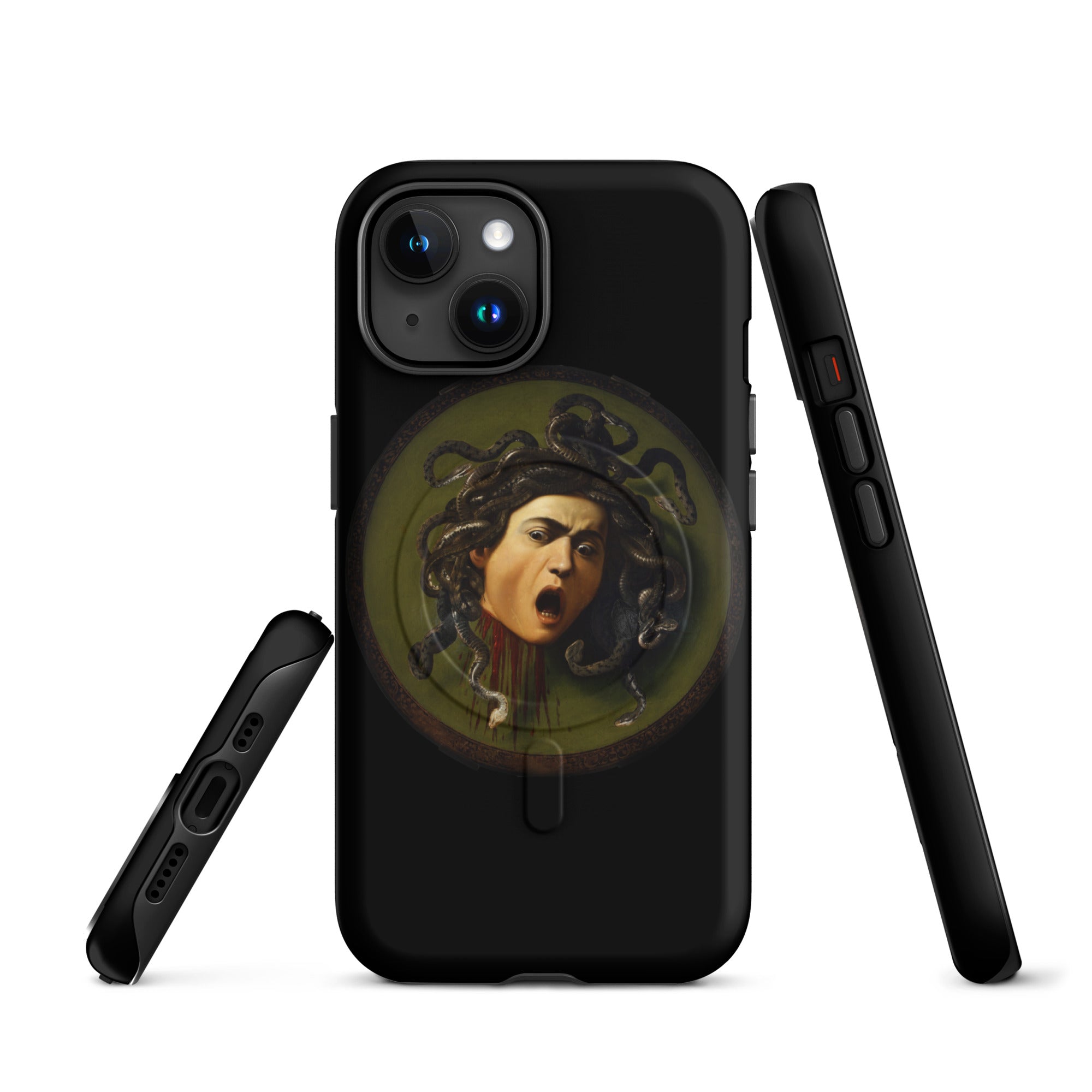MagSafe® tough case for iPhone®-Caravaggio-Medusa 1597