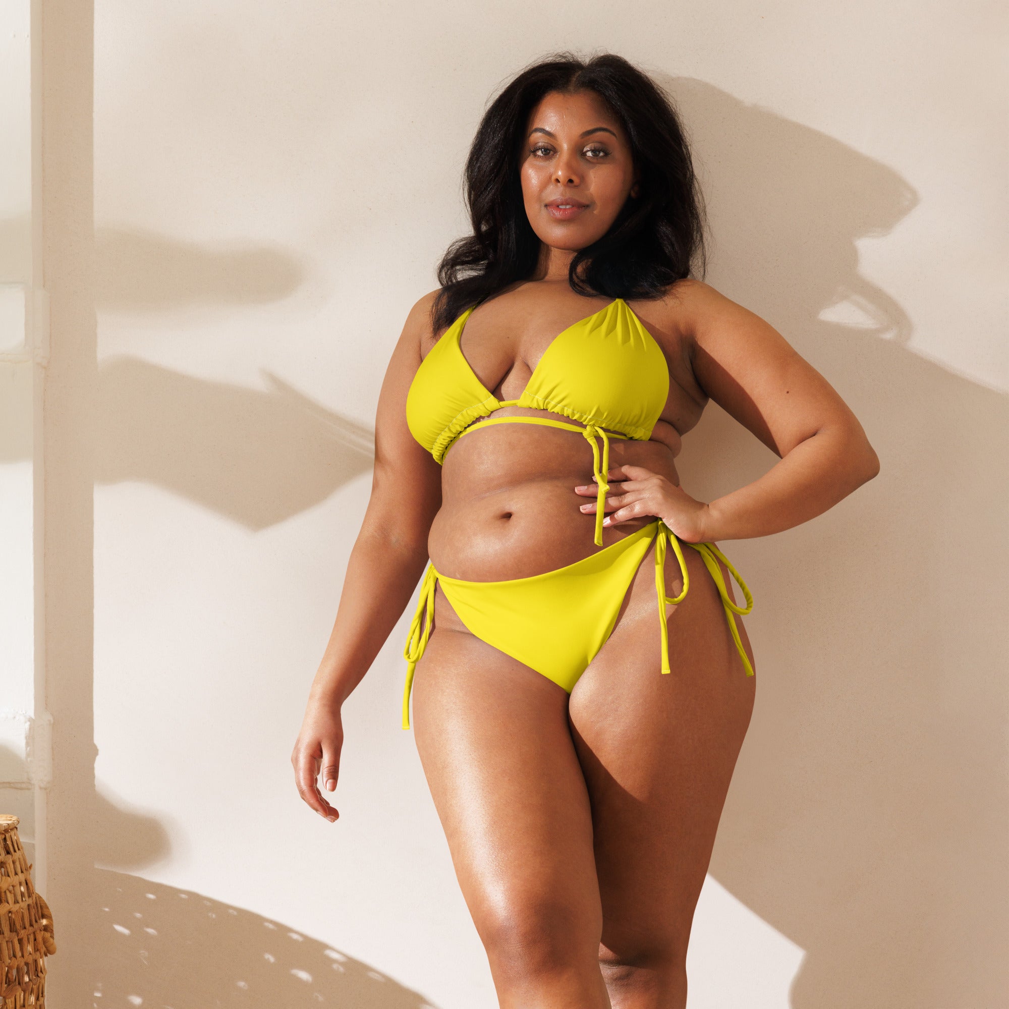 Recycled bikini-Yellow