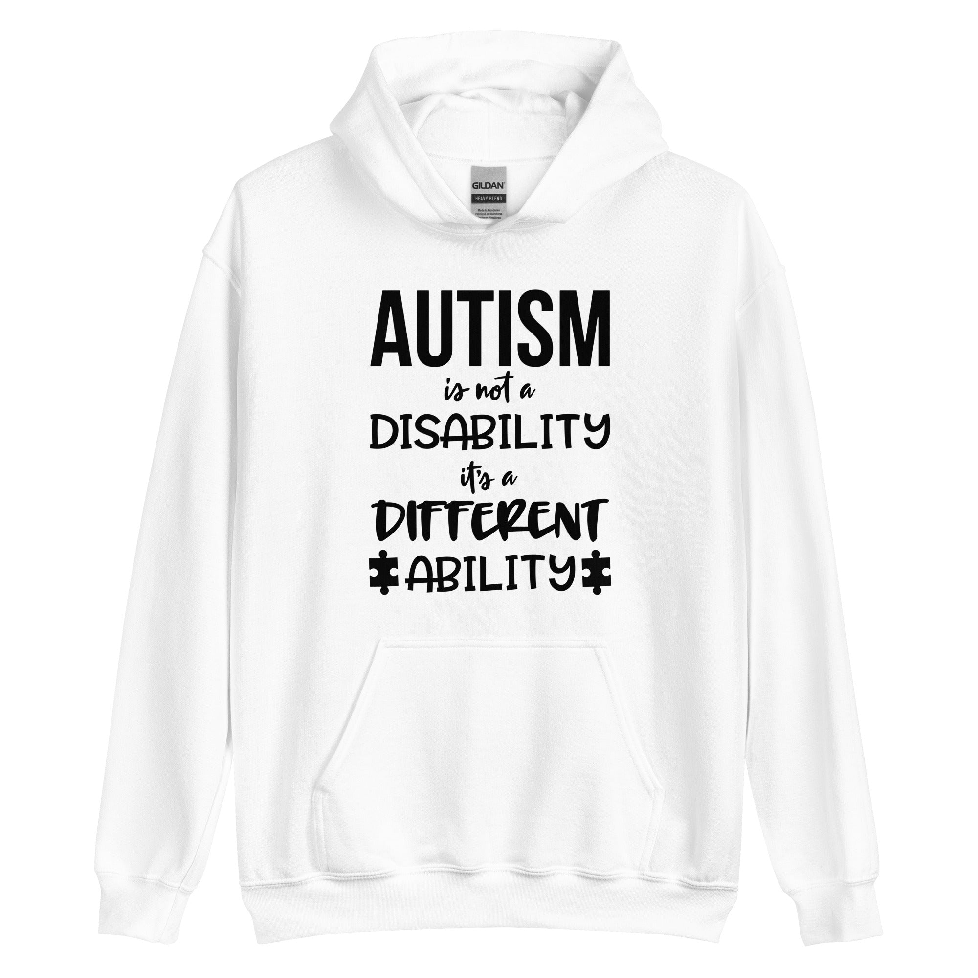 Unisex Hoodie- Autism is not a disability