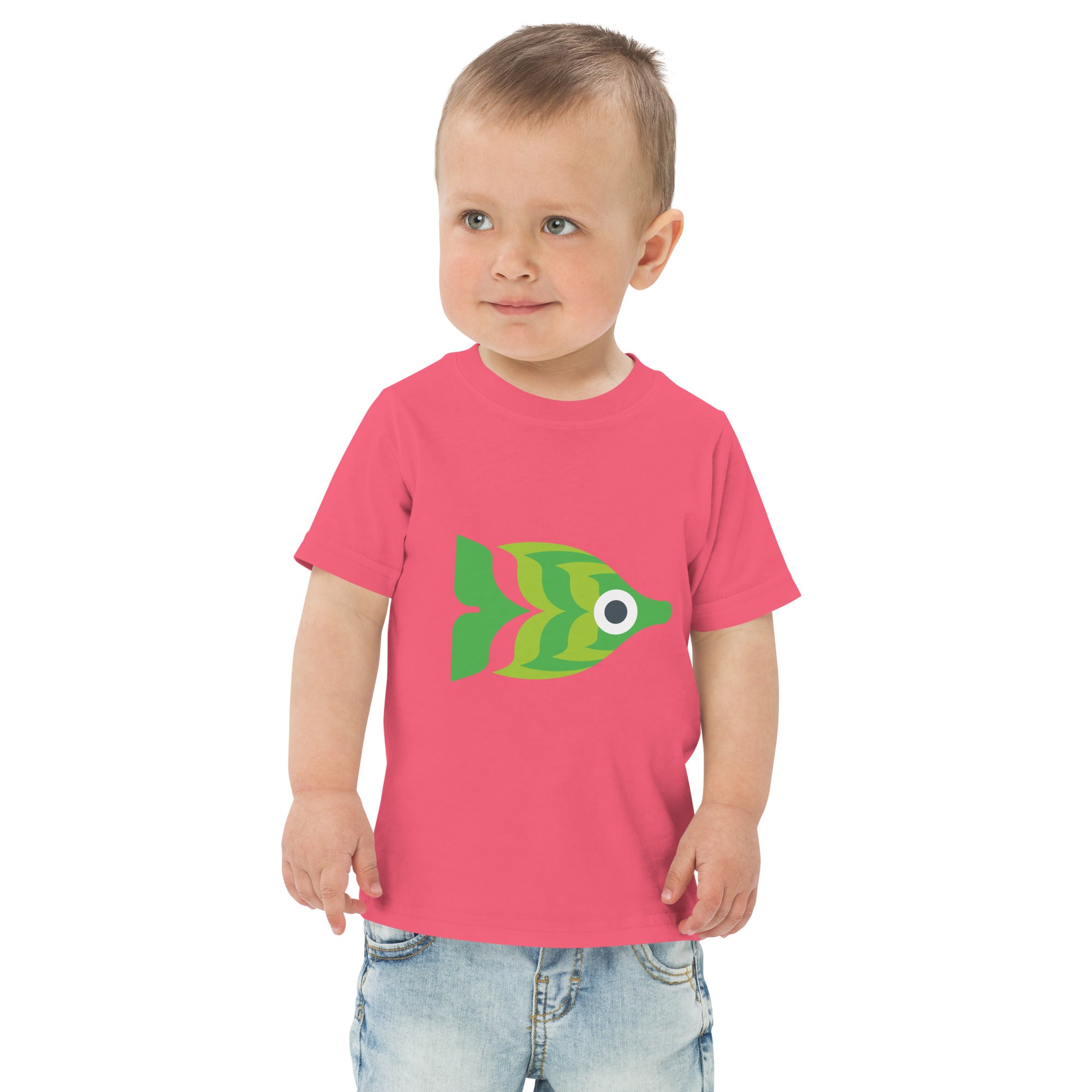 Toddler jersey t-shirt-Fish I