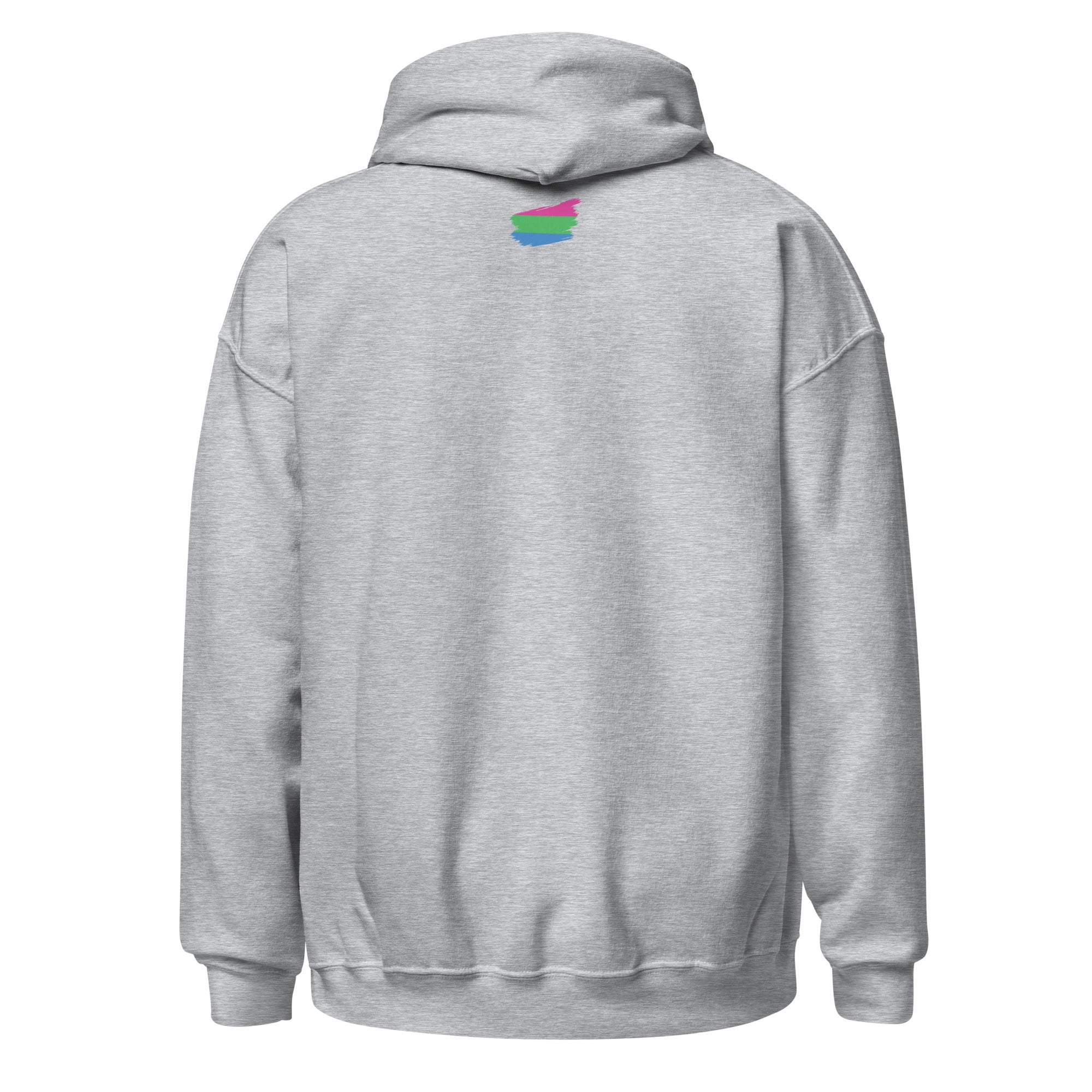 Unisex Hoodie-Polysexual Grunge Flag