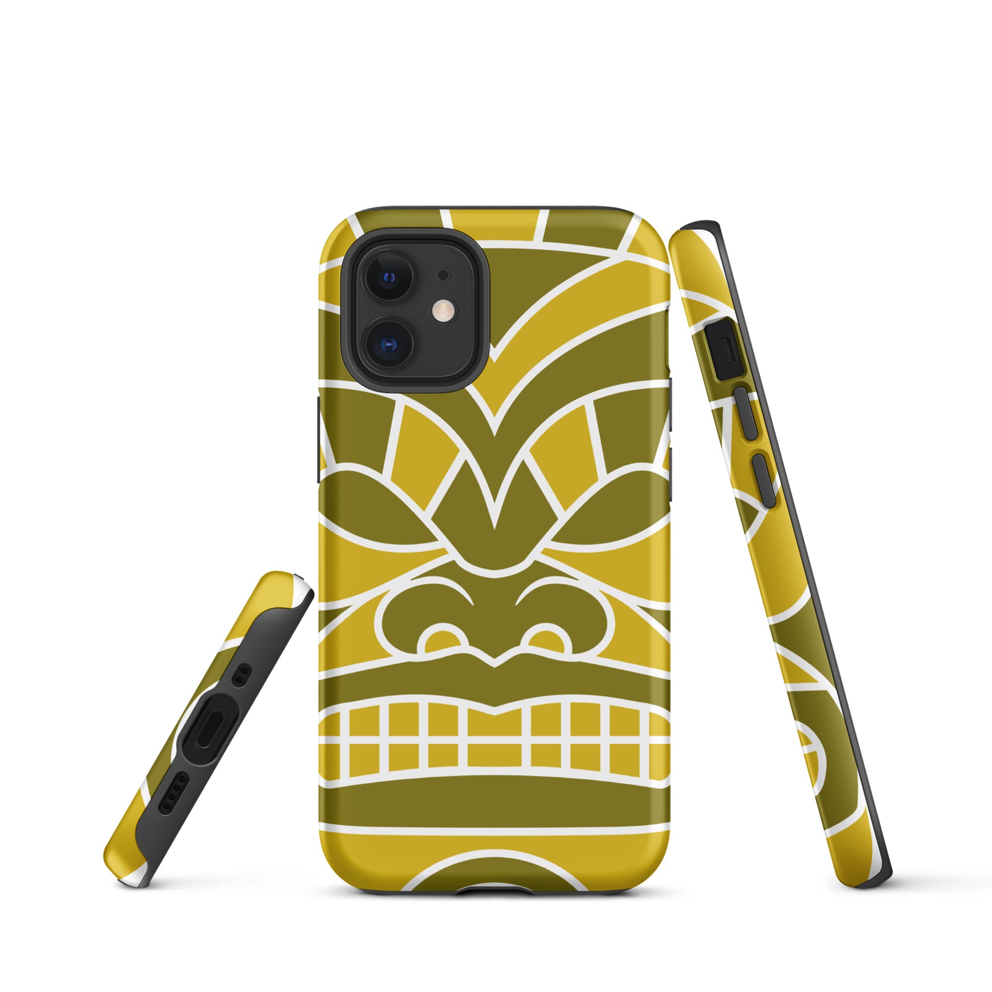 Tough Case for iPhone®- Totem Mask Yellow