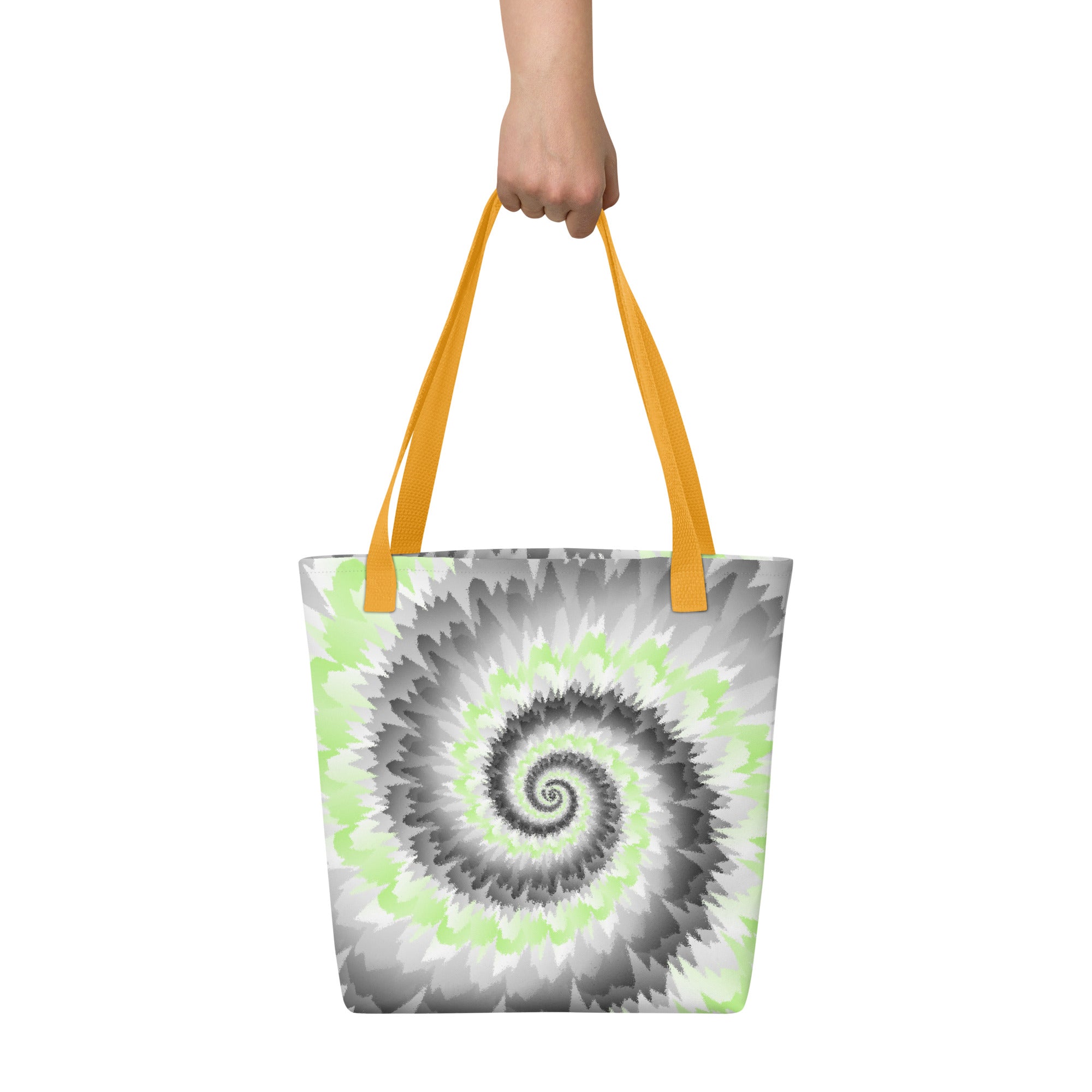 Tote bag-Tie Dye Spiral - Agender