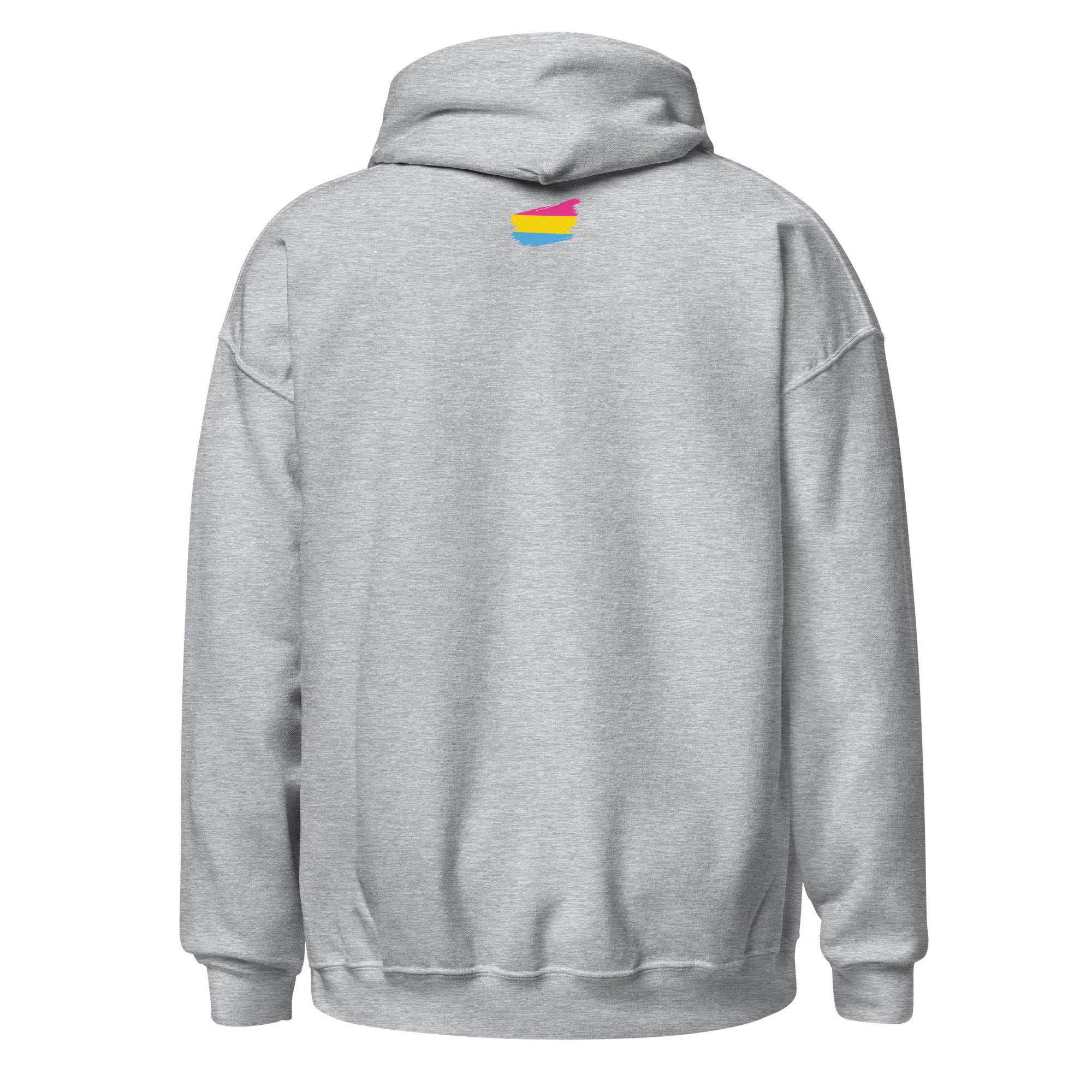 Unisex Hoodie-Pansexual Grunge Flag