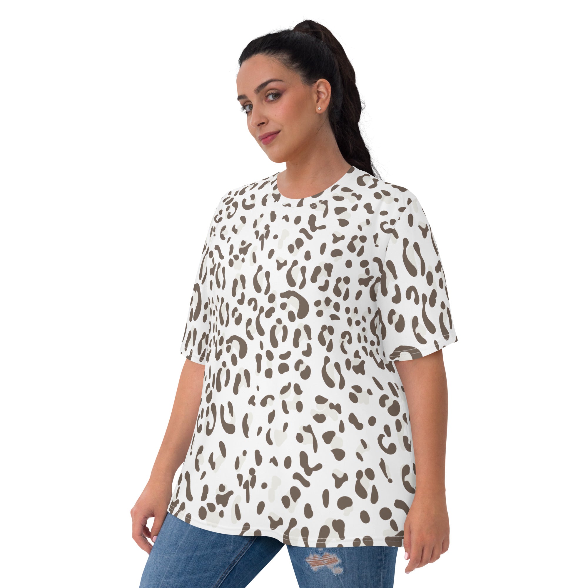 Women's T-shirt- Leopard Skin I