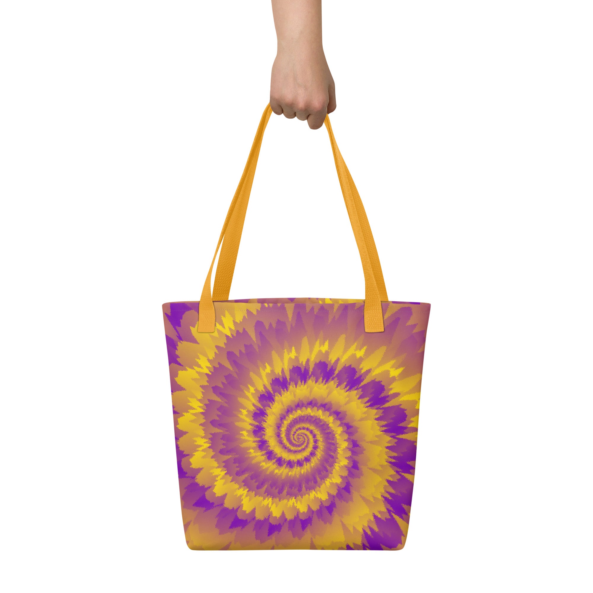 Tote bag-Tie Dye Spiral - Intersex
