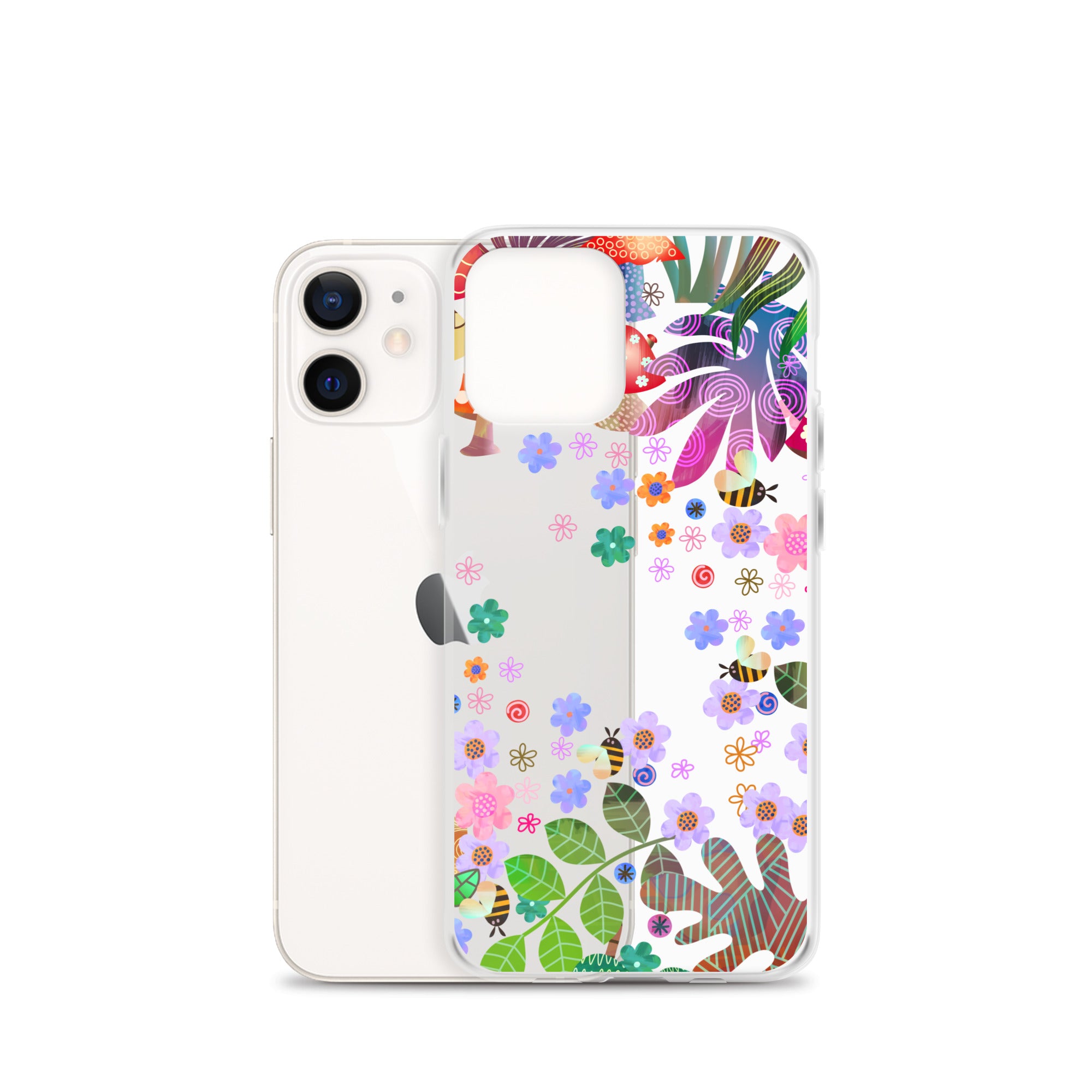 Clear Case for iPhone®- Enchanted Forest Design V