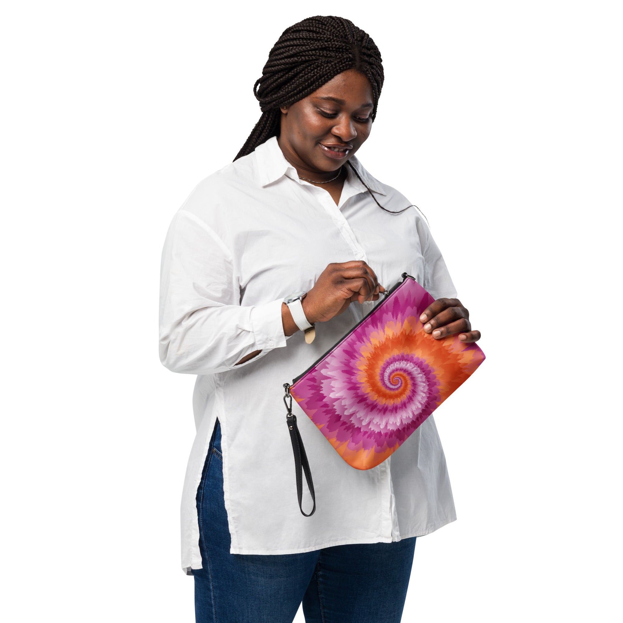 Crossbody bag- Tie Dye Spiral- Lesbian