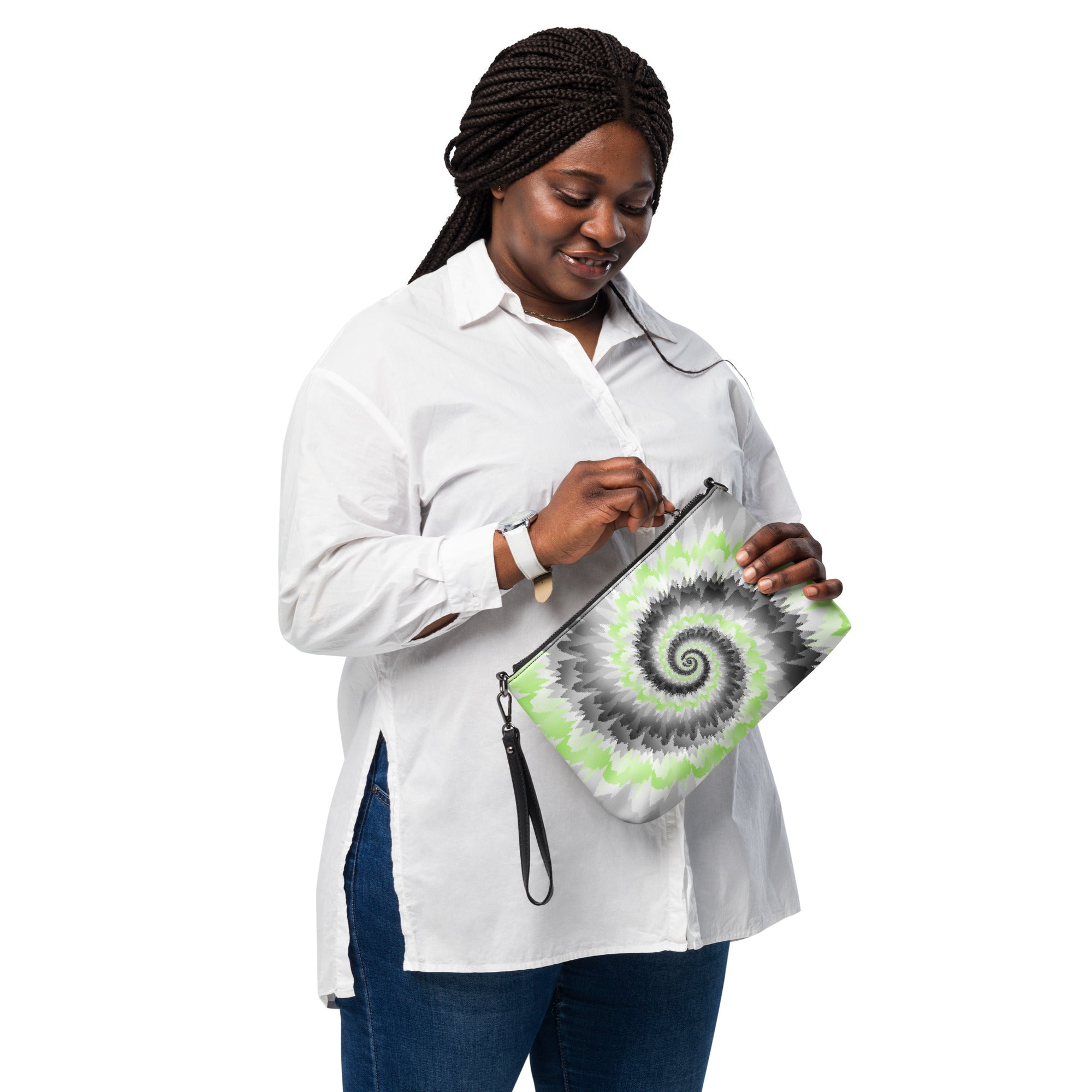 Crossbody bag- Tie Dye Spiral- Agender