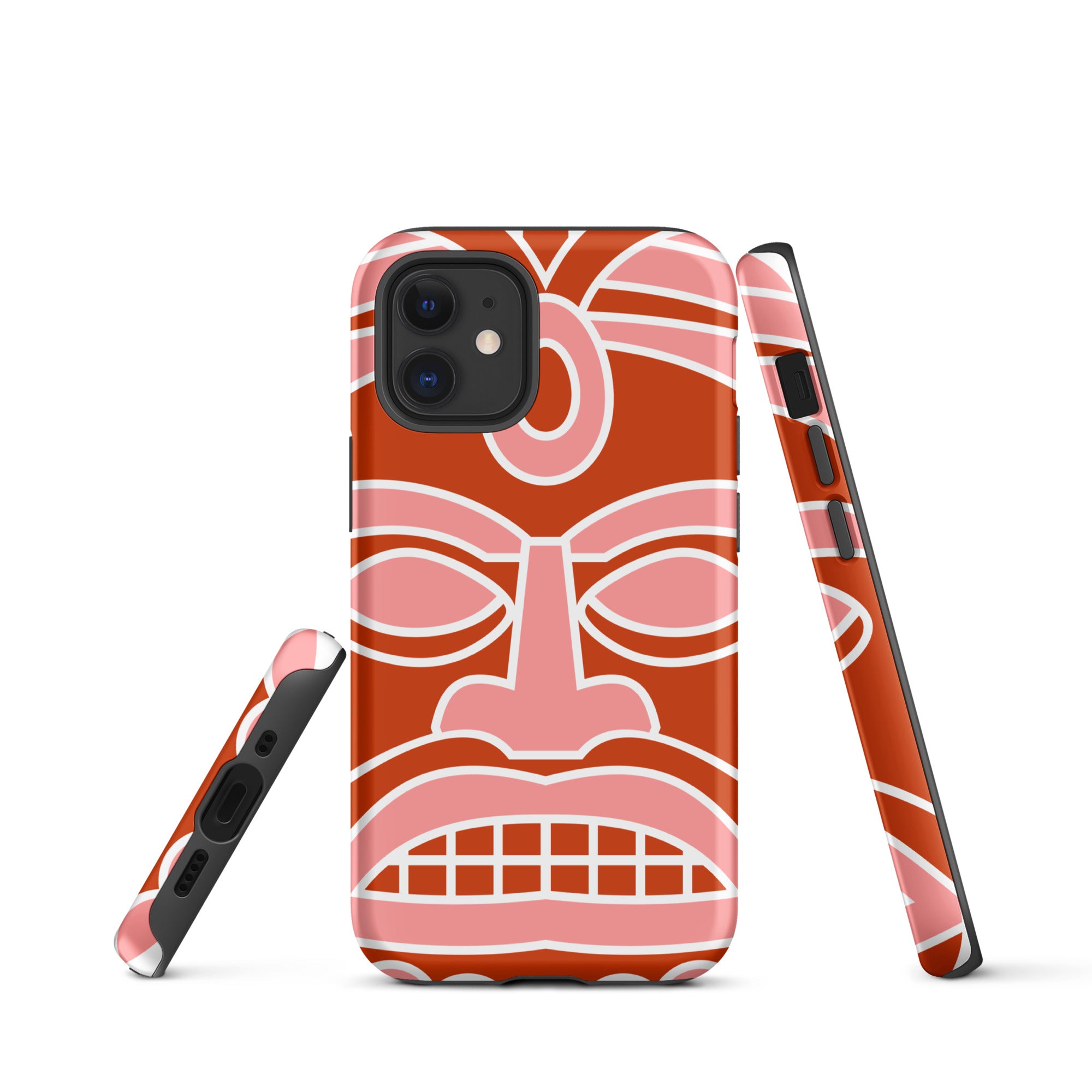 Tough Case for iPhone®- Totem Mask Red