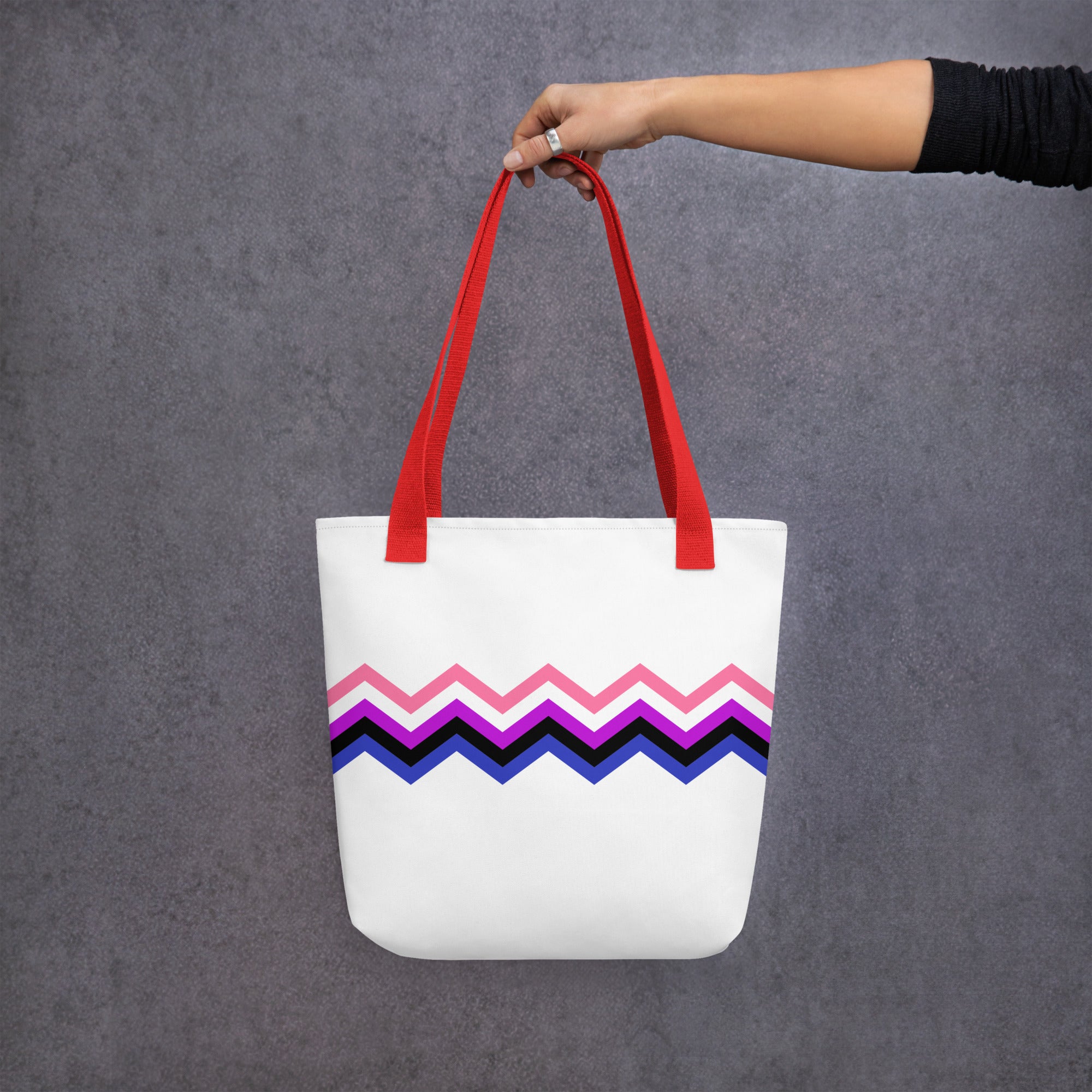 Tote bag-Zigzag-Genderfluid