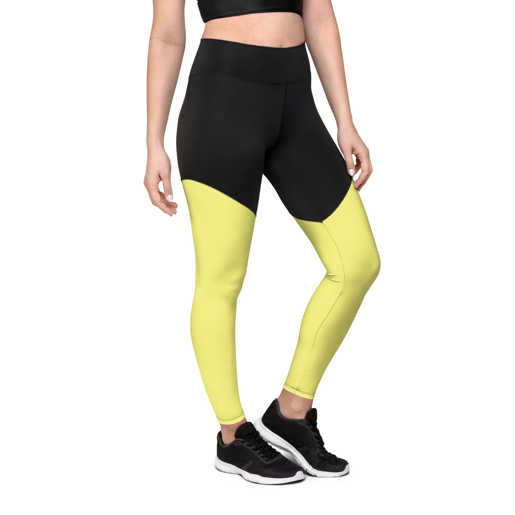 Sports Leggings- Yellow