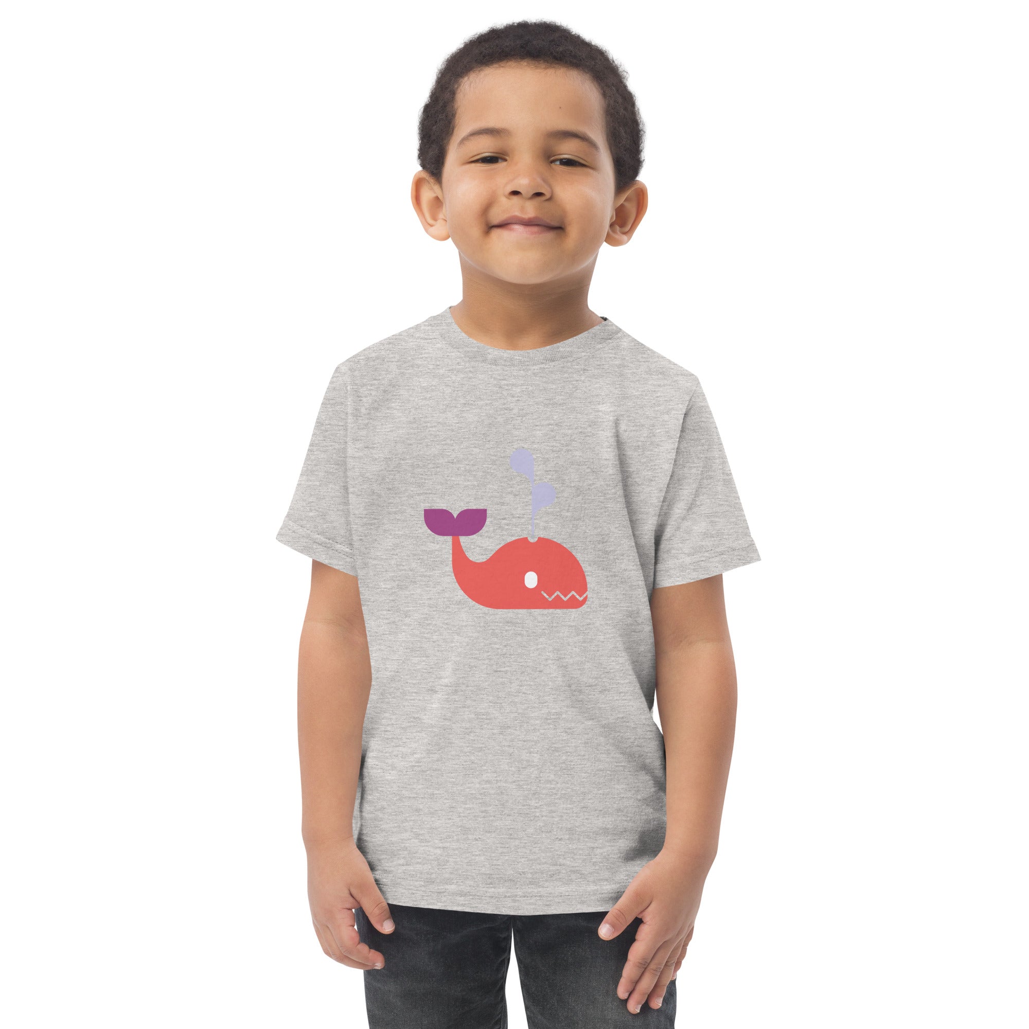 Toddler jersey t-shirt-Whale