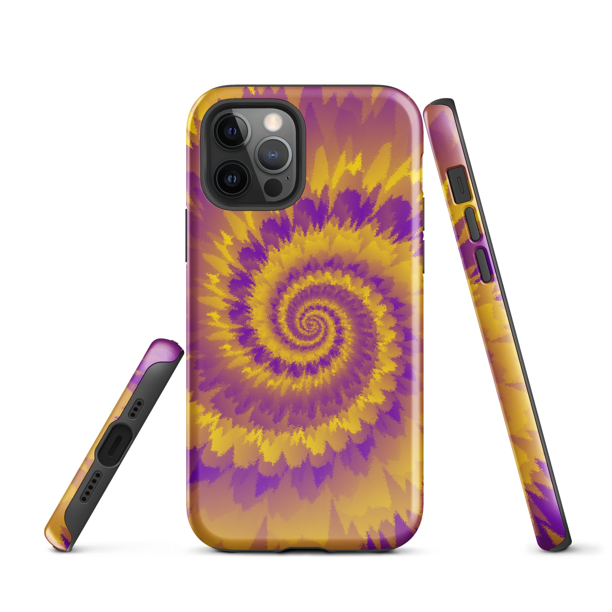 Tough Case for iPhone®-Tie Dye Spiral - Intersex