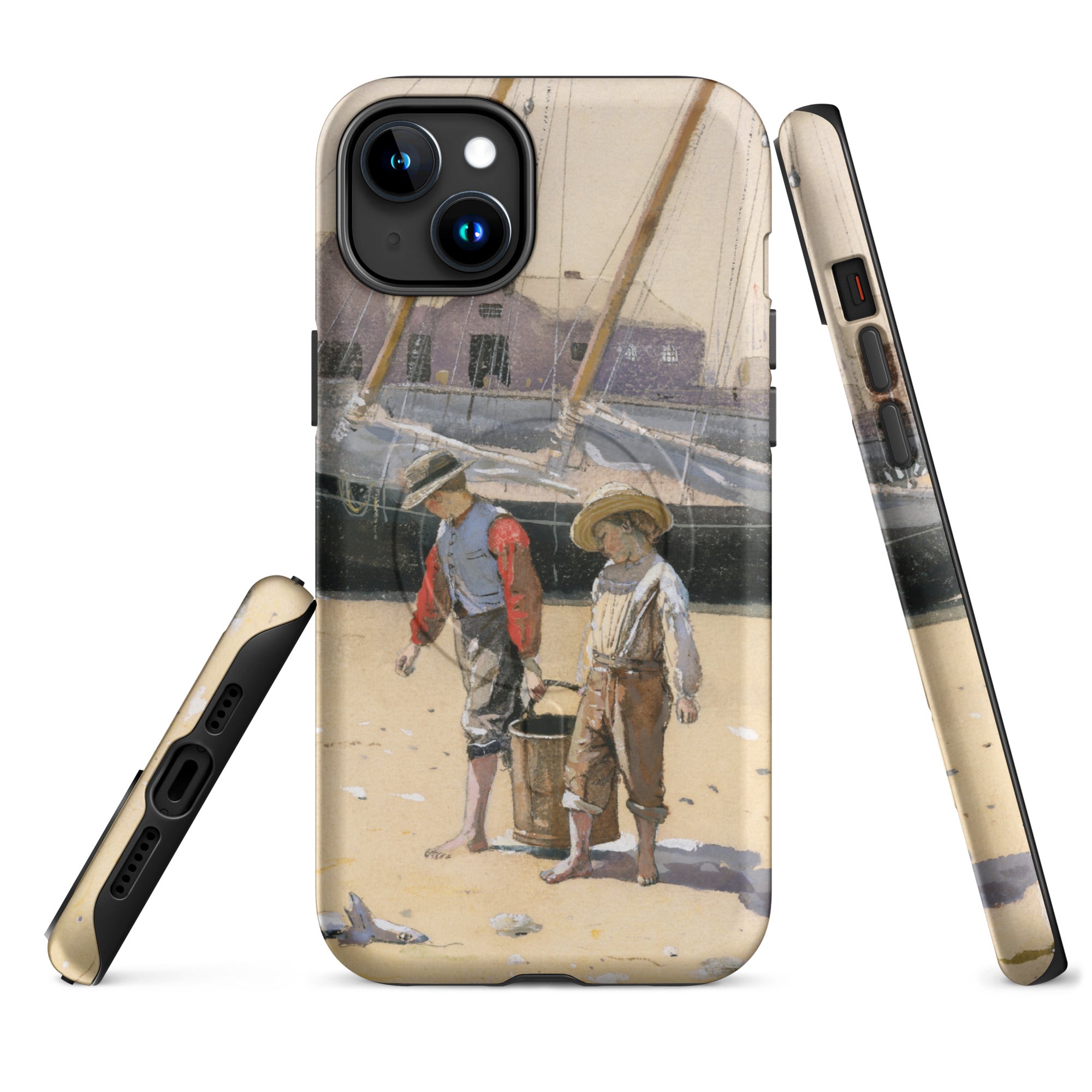 MagSafe® tough case for iPhone®-Winslow Homer-Basket of Clams 1873