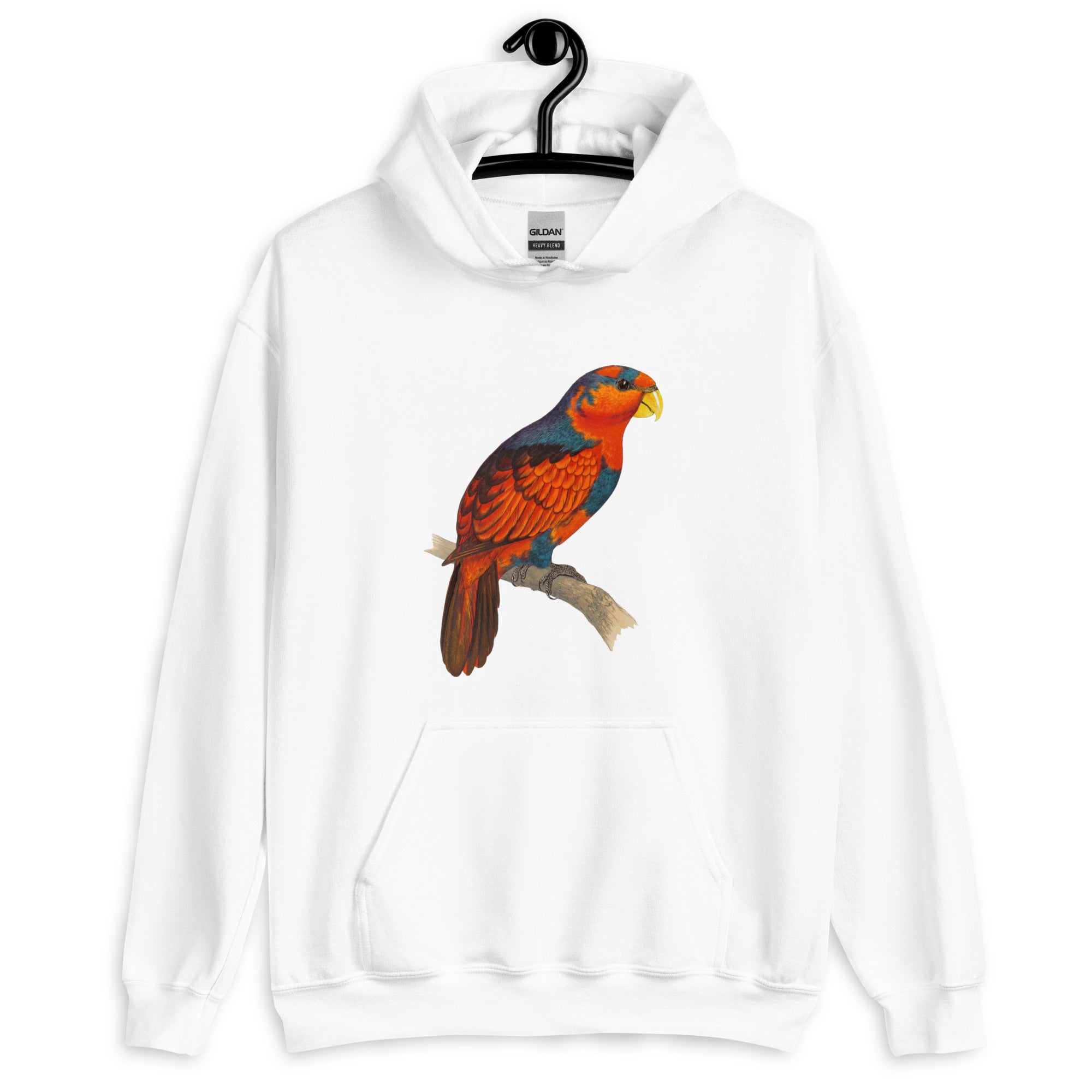 Unisex Hoodie-Blue Crowned Lory