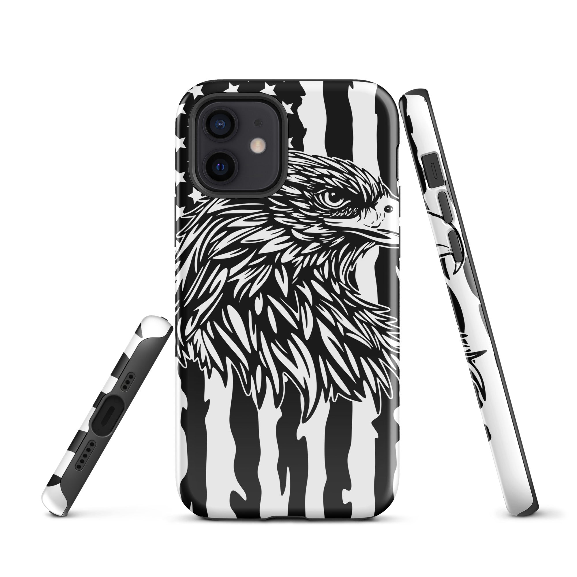 Tough Case for iPhone®- Eagle Mono