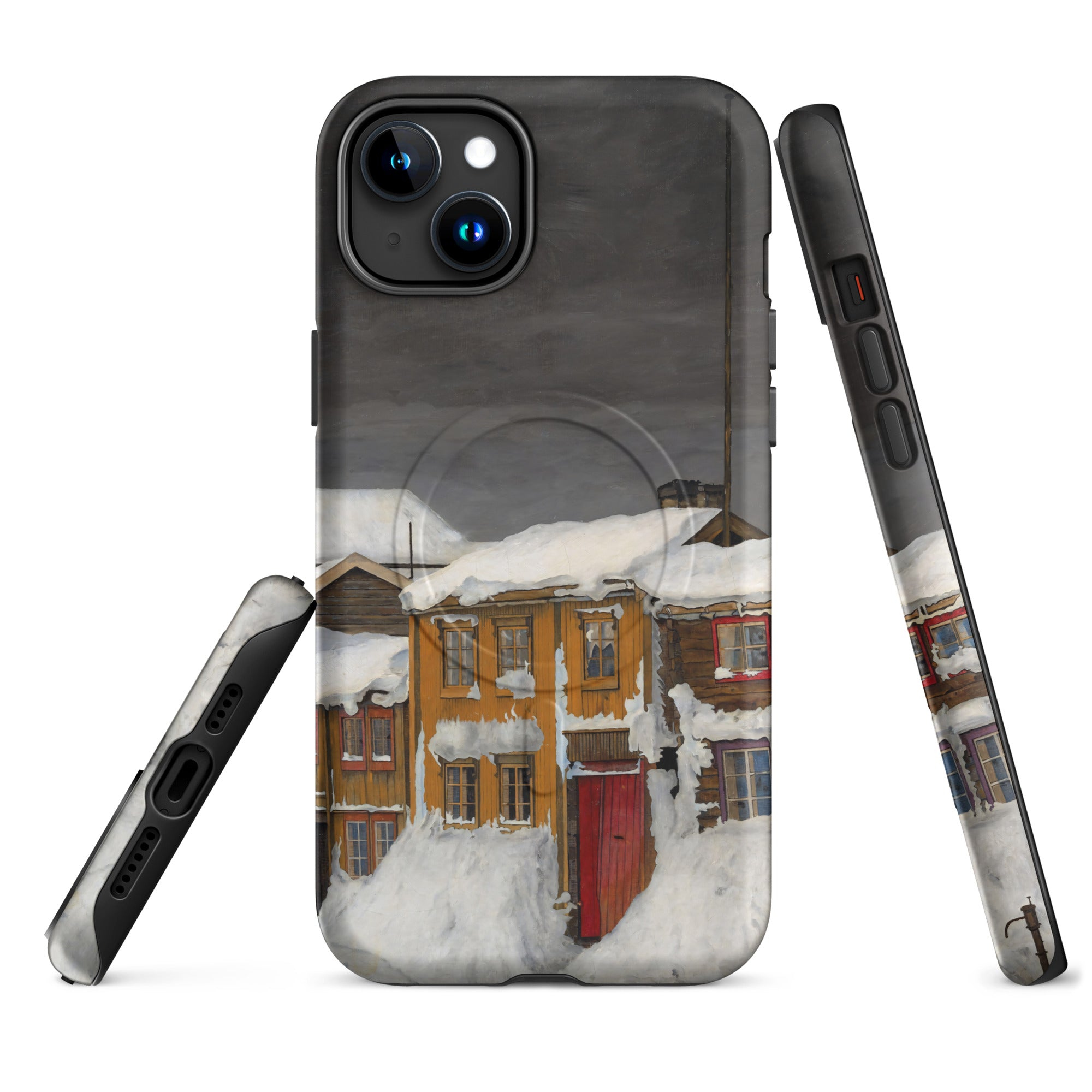 MagSafe® Tough case for iPhone®-Streets in Rros in Winter