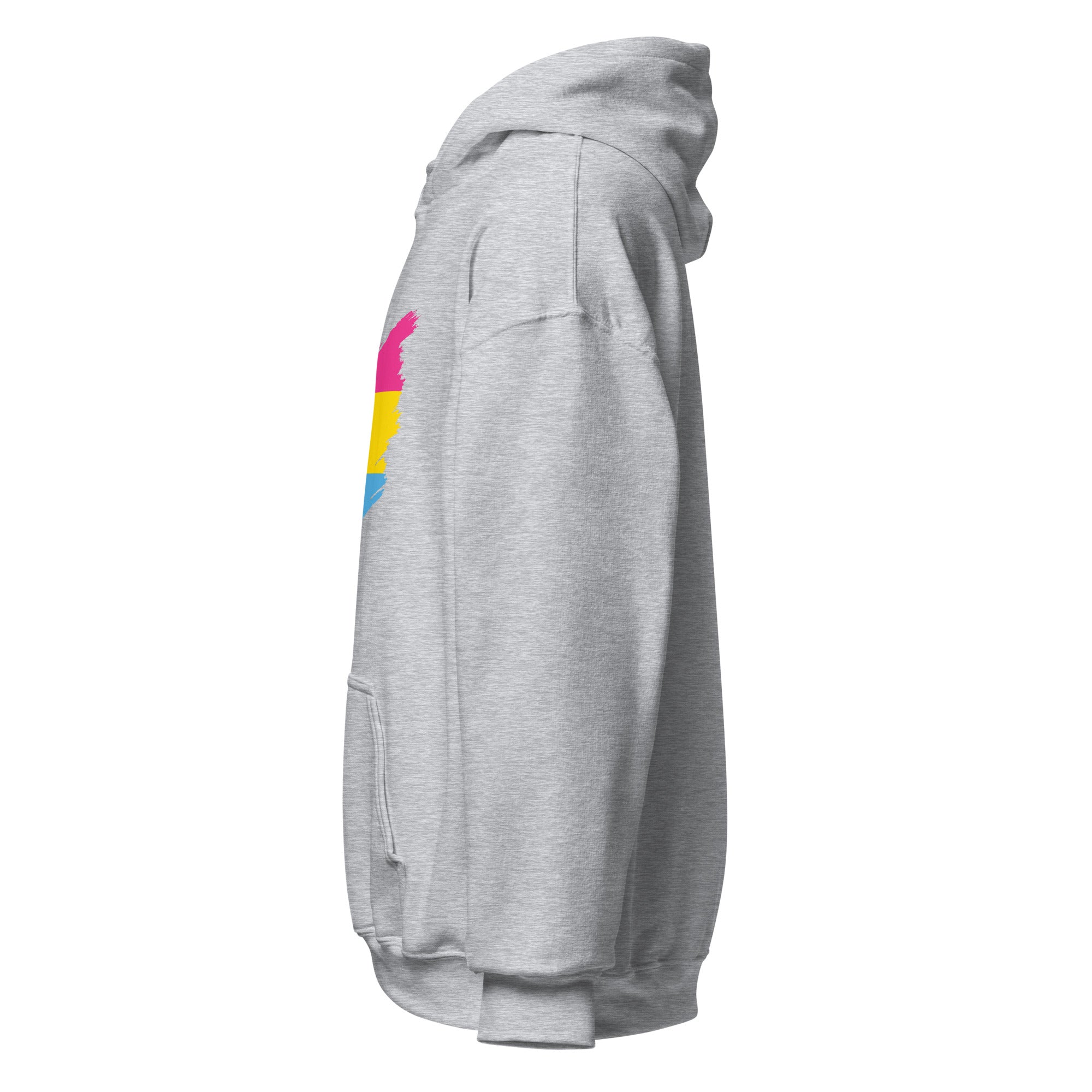 Unisex Hoodie-Pansexual Grunge Flag
