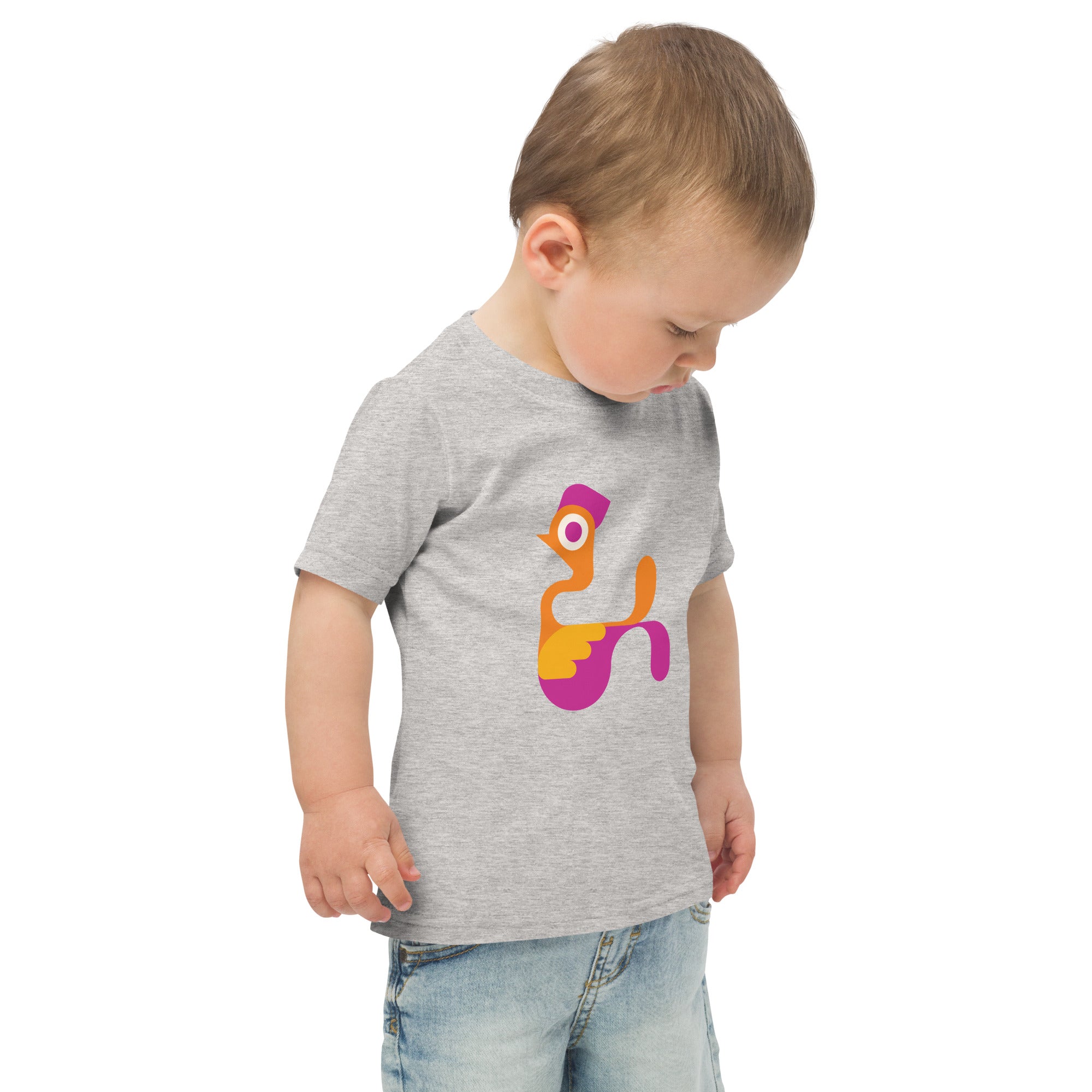 Toddler jersey t-shirt-Peacock