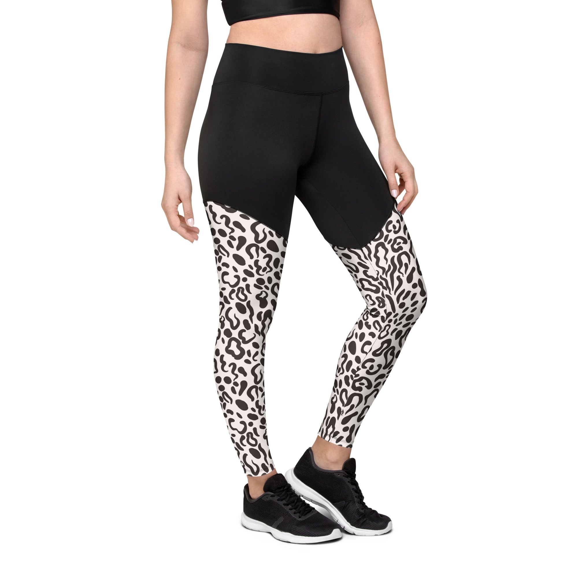 Sports Leggings- Leopard Skin