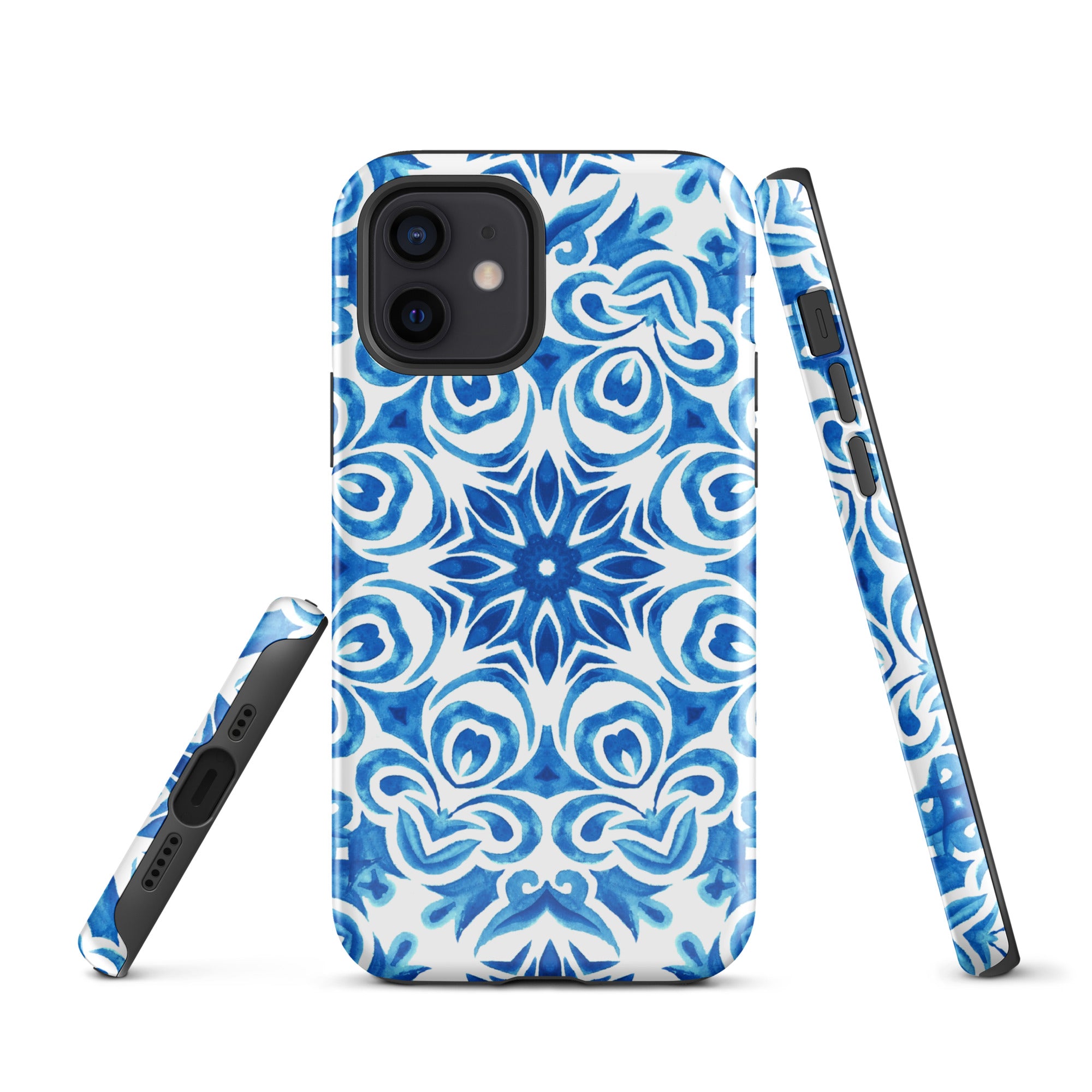 Tough Case for iPhone®- Majolica Pattern II