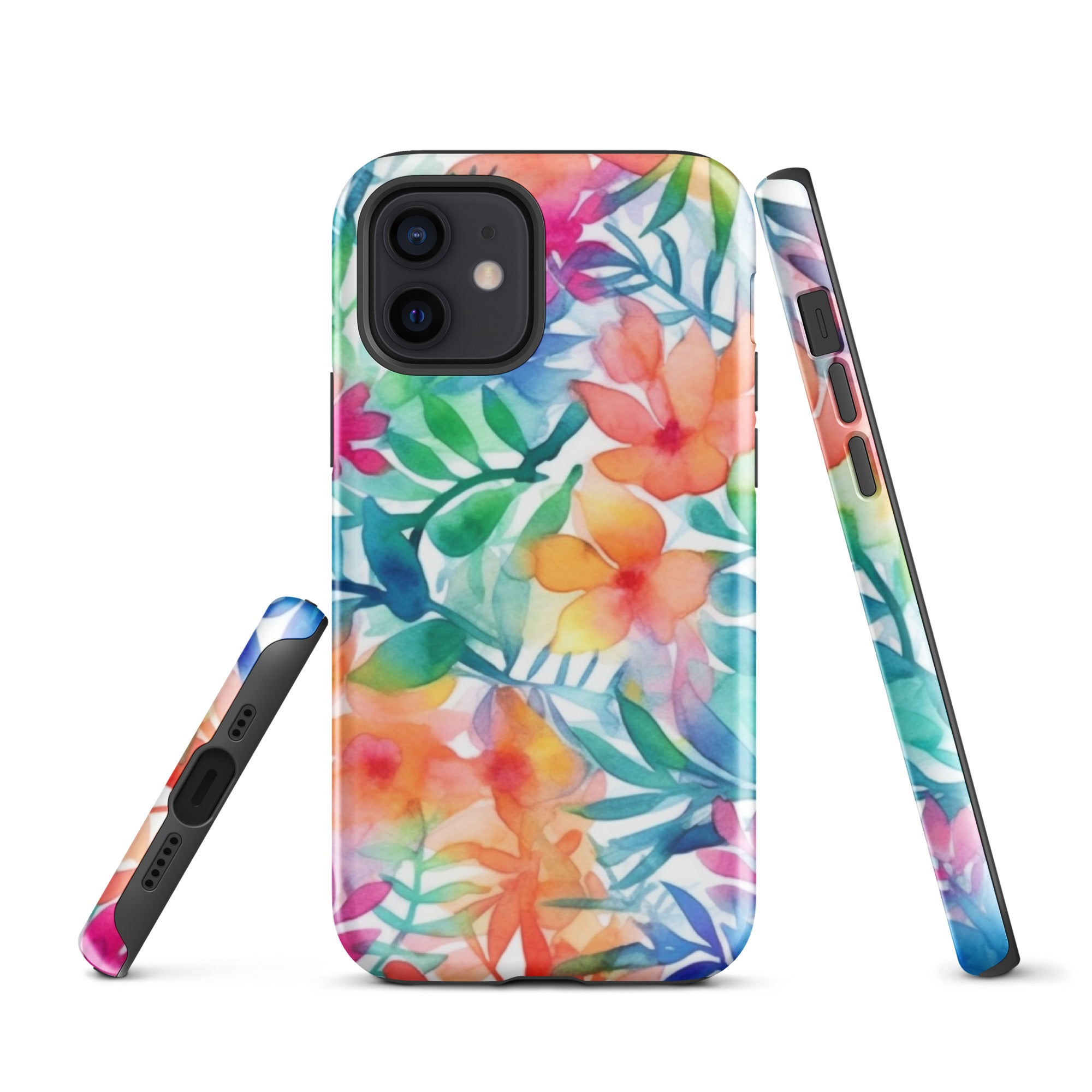 Tough Case for iPhone®- Floral Pattern III