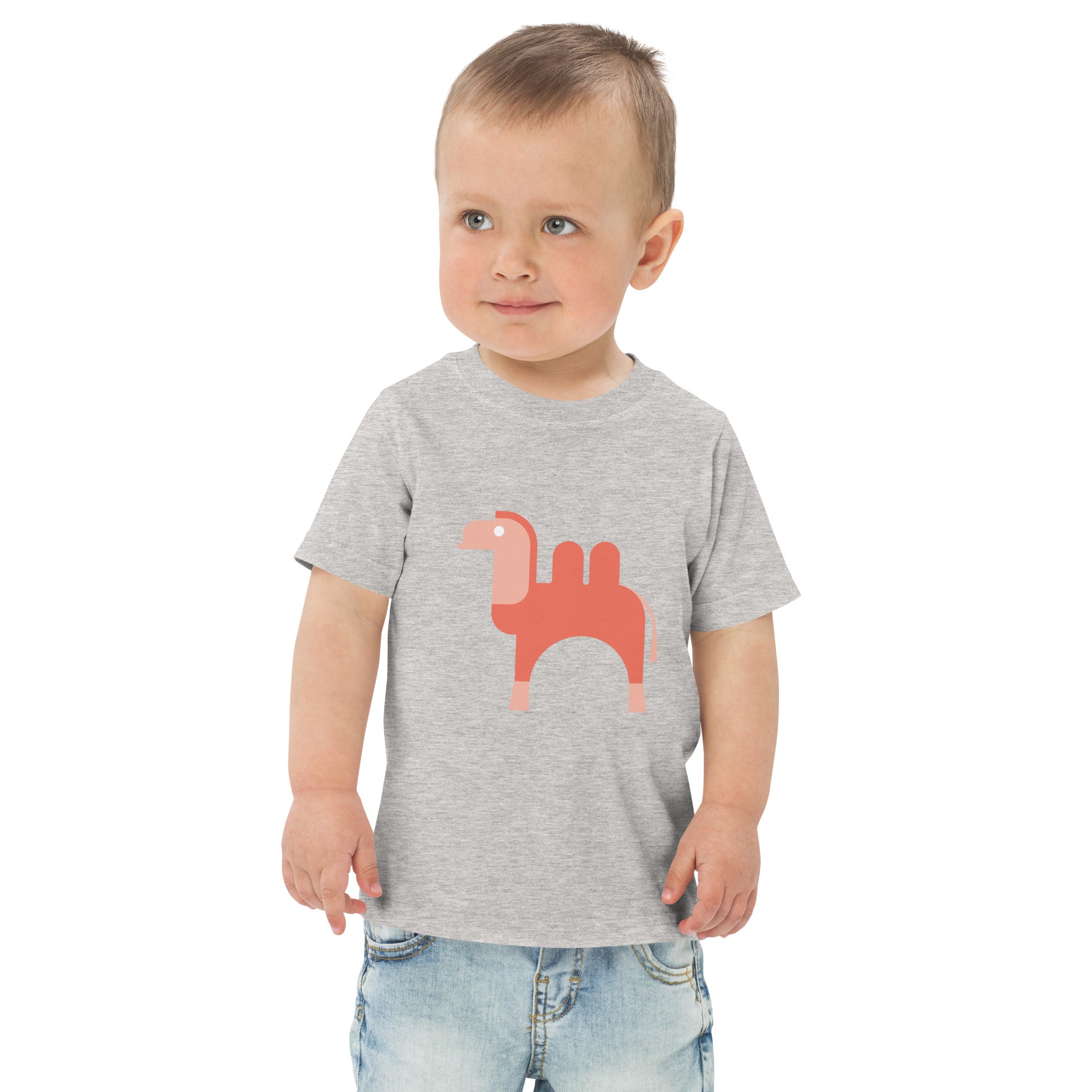 Toddler jersey t-shirt-Camel
