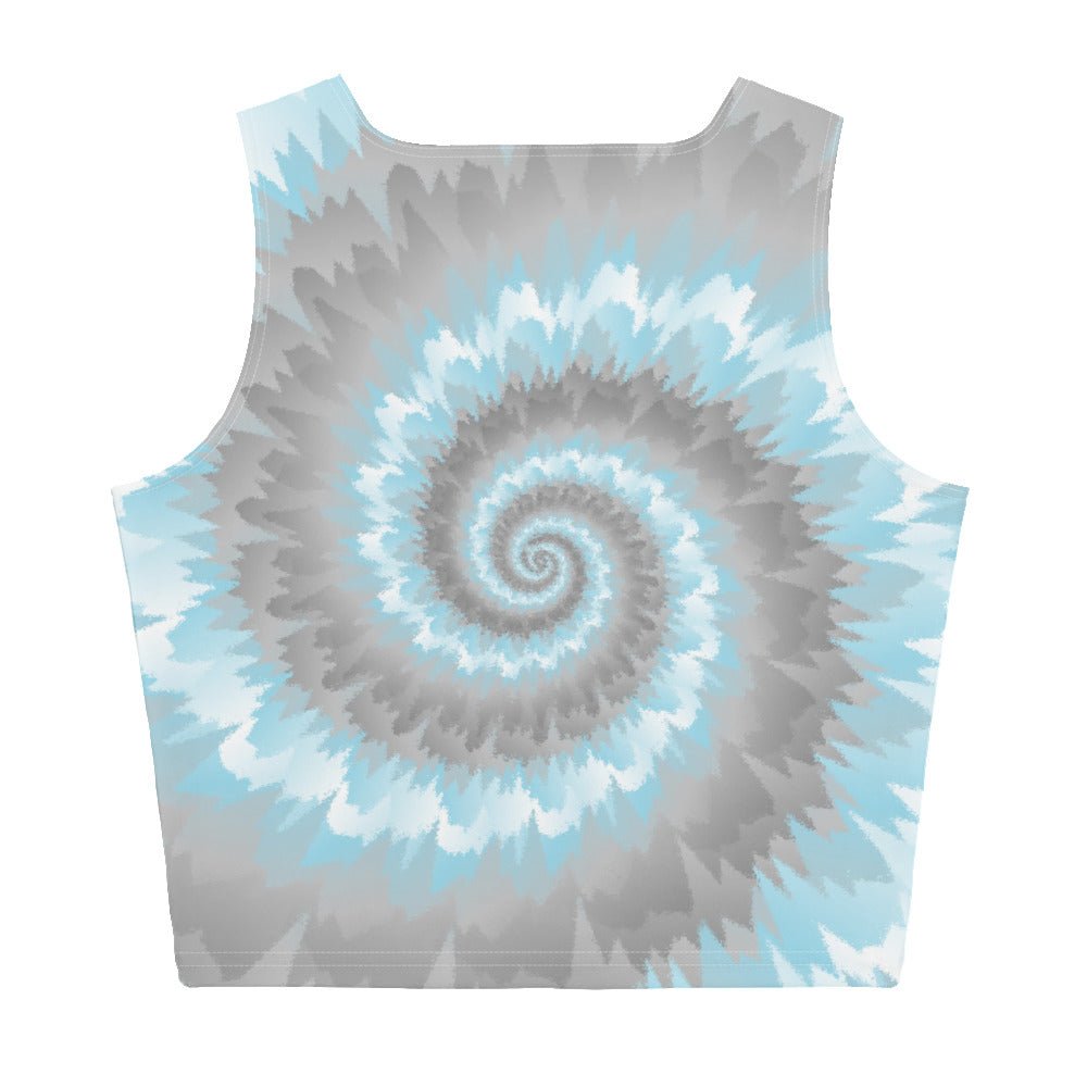 Crop Top-Tie Dye Spiral - Demiboy