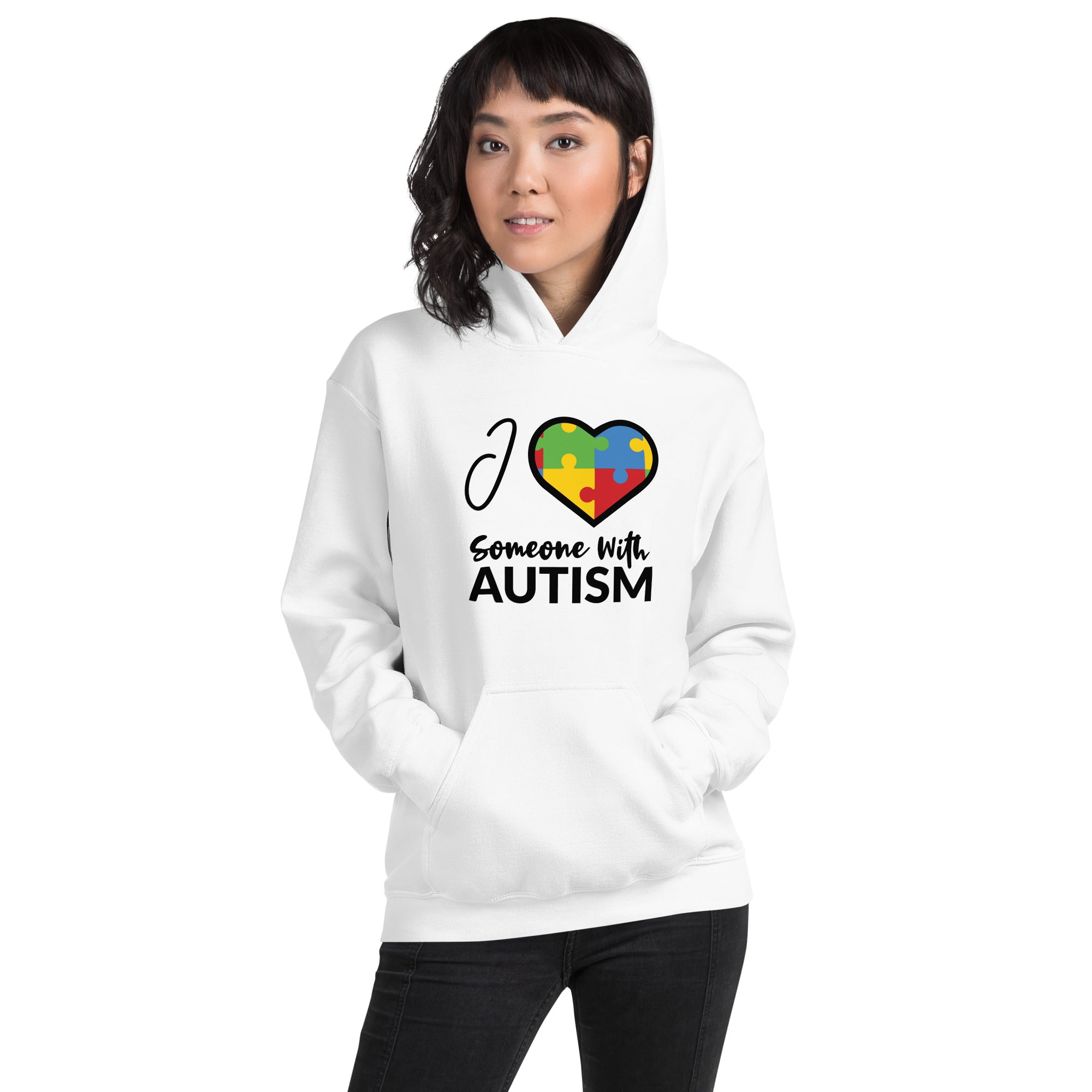 Unisex Hoodie- I Love Someone With Autism