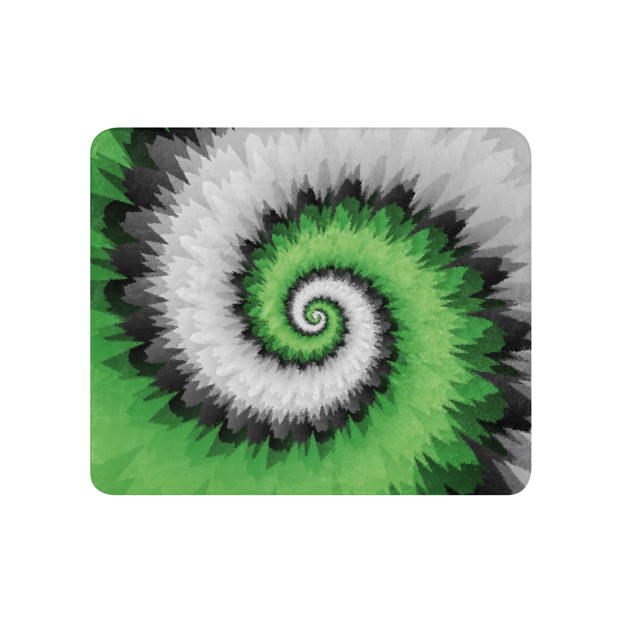 Sherpa blanket- Tie Dye Spiral-Aromantic