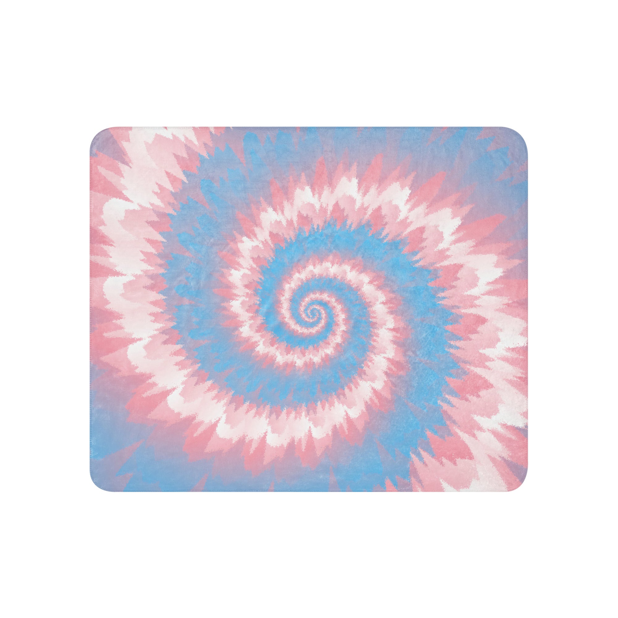 Sherpa blanket- Tie Dye Spiral-Transgender