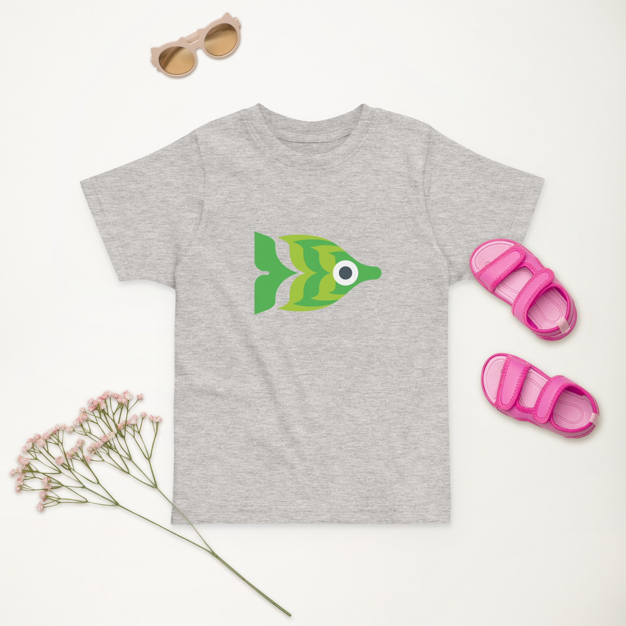 Toddler jersey t-shirt-Fish I