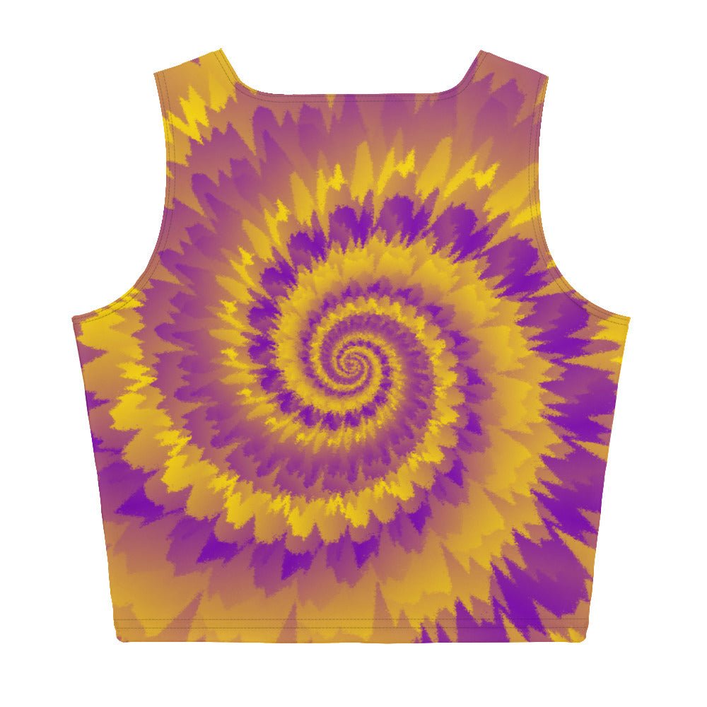 Crop Top-Tie Dye Spiral - Intersex