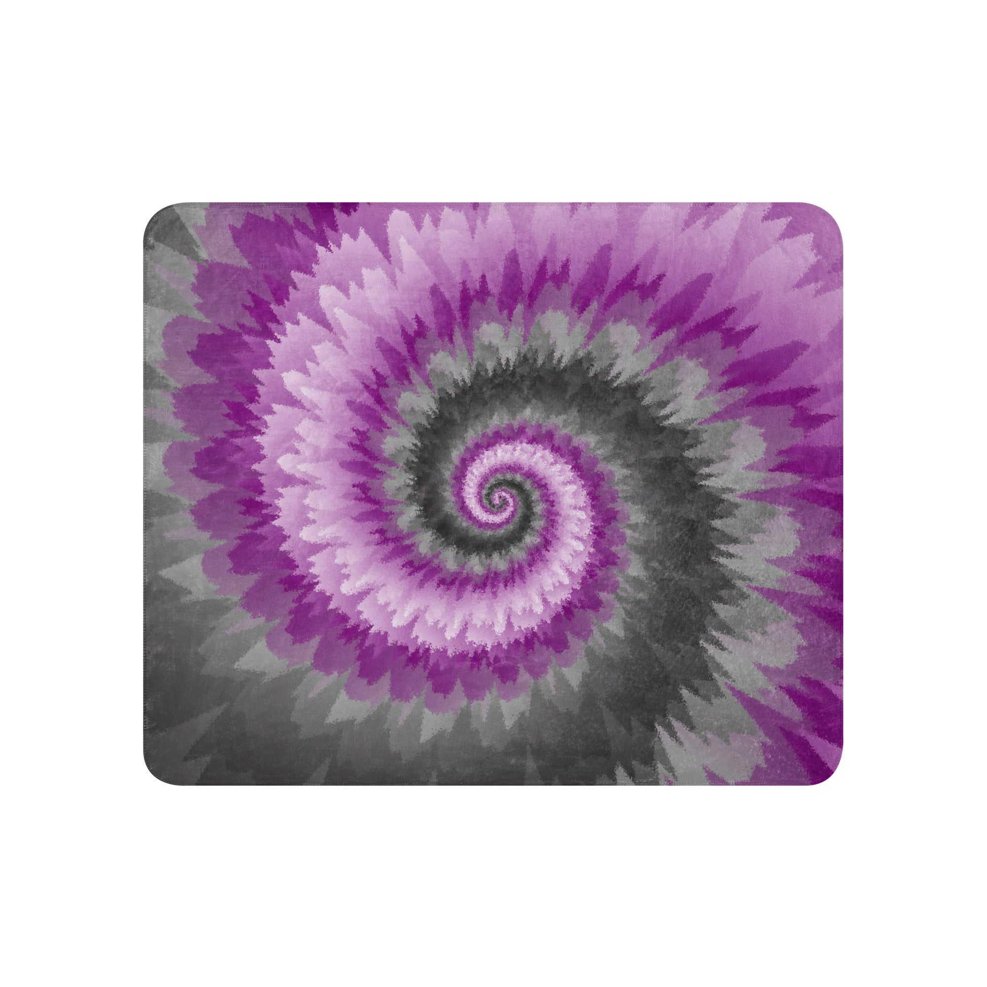 Sherpa blanket- Tie Dye Spiral-Demisexual