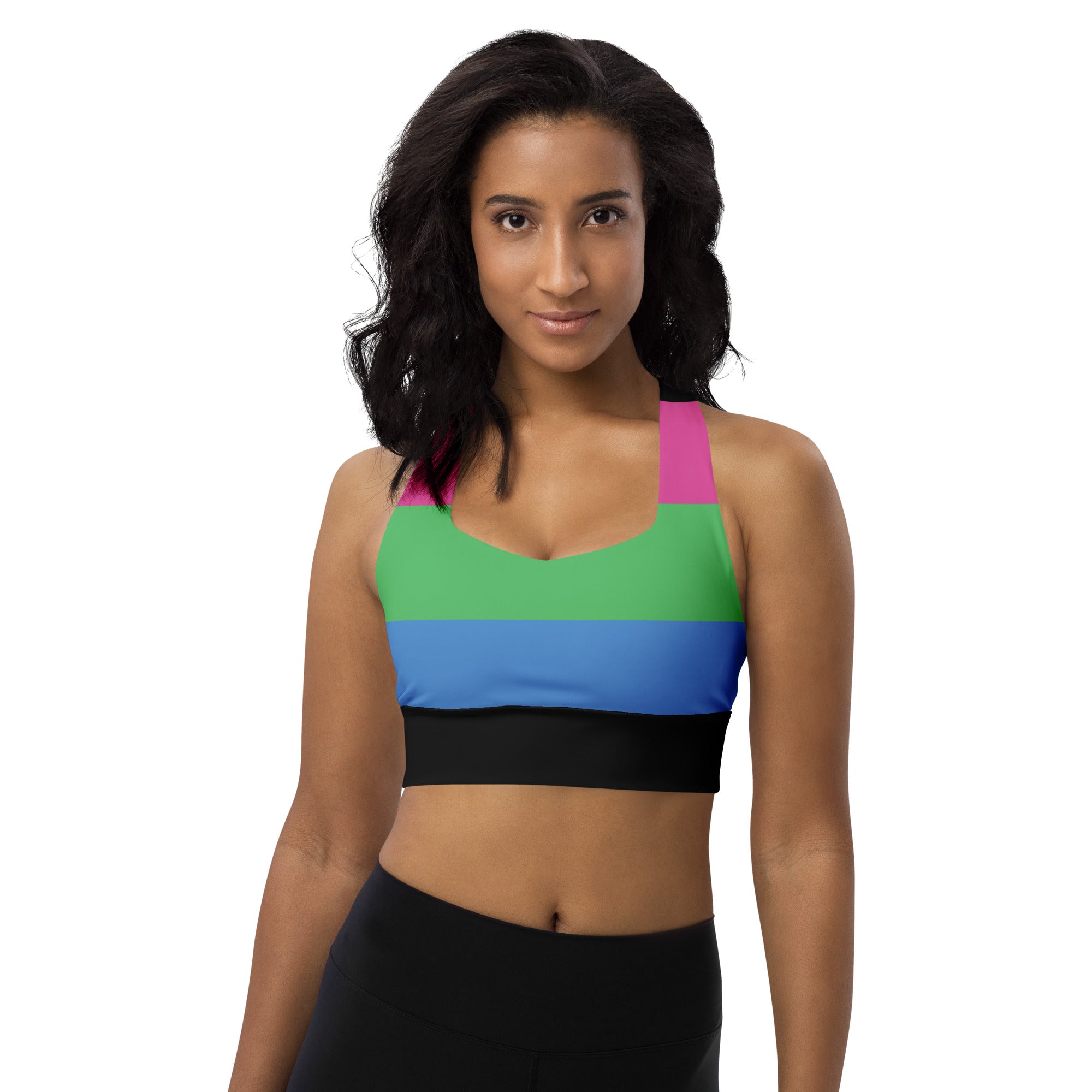 Longline sports bra- Polysexual