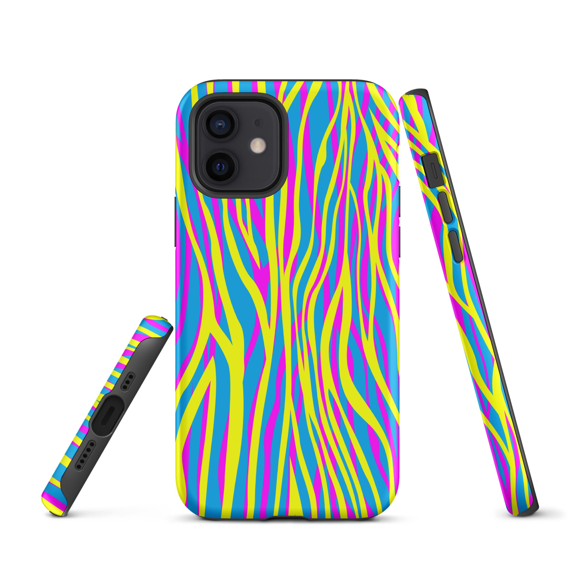 Tough Case for iPhone®- Funky Zebra Pattern IV