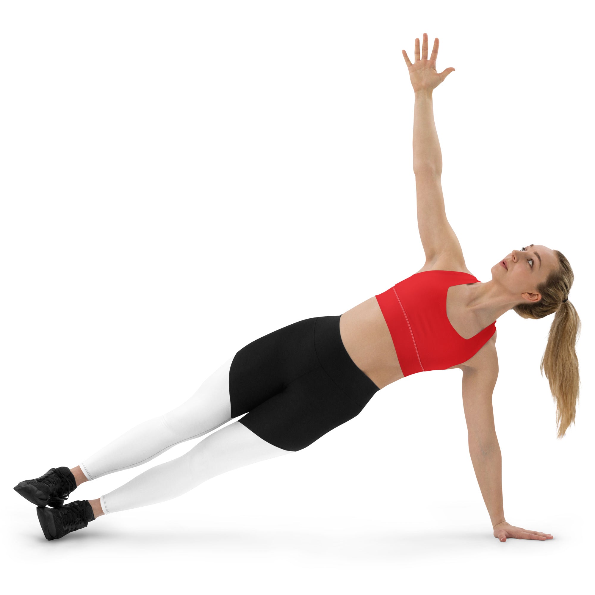 Longline sports bra- Alizarin