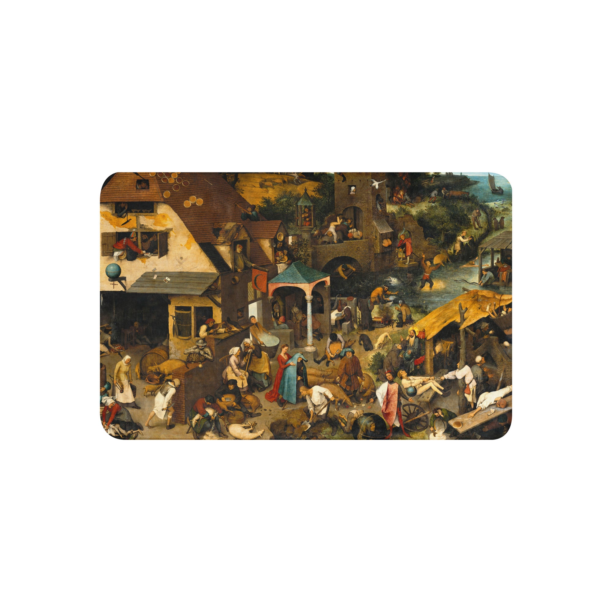 Sherpa blanket-Netherlandish Proverbs