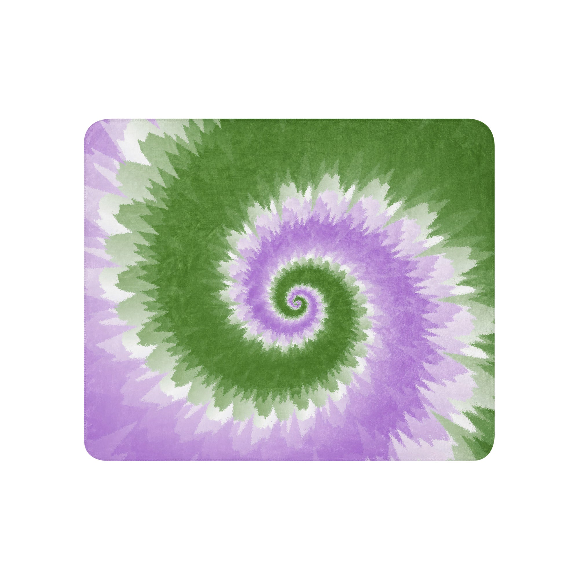 Sherpa blanket- Tie Dye Spiral-Genderqueer